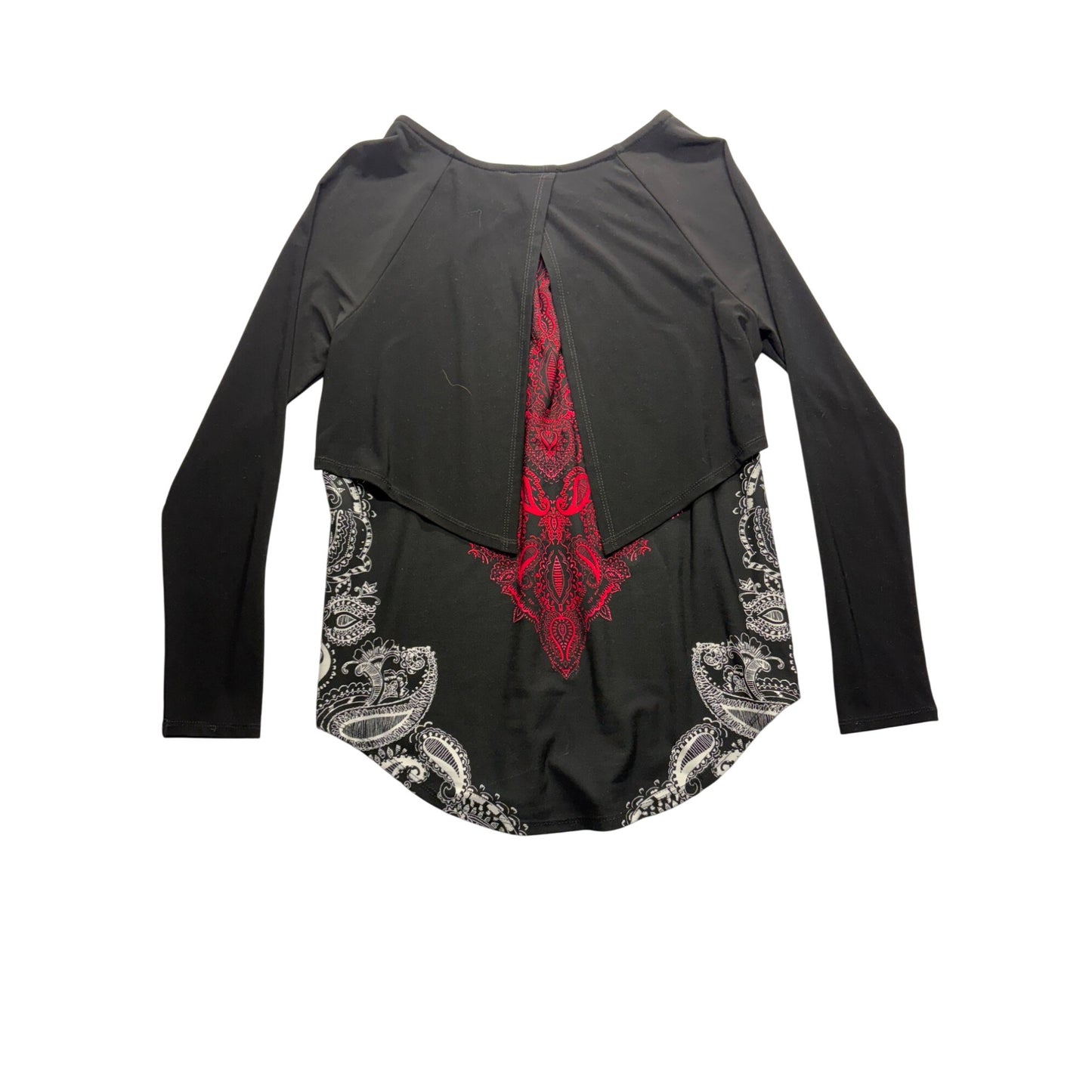 Joseph Ribkoff Long-Sleeve Black Tunic Top #7641