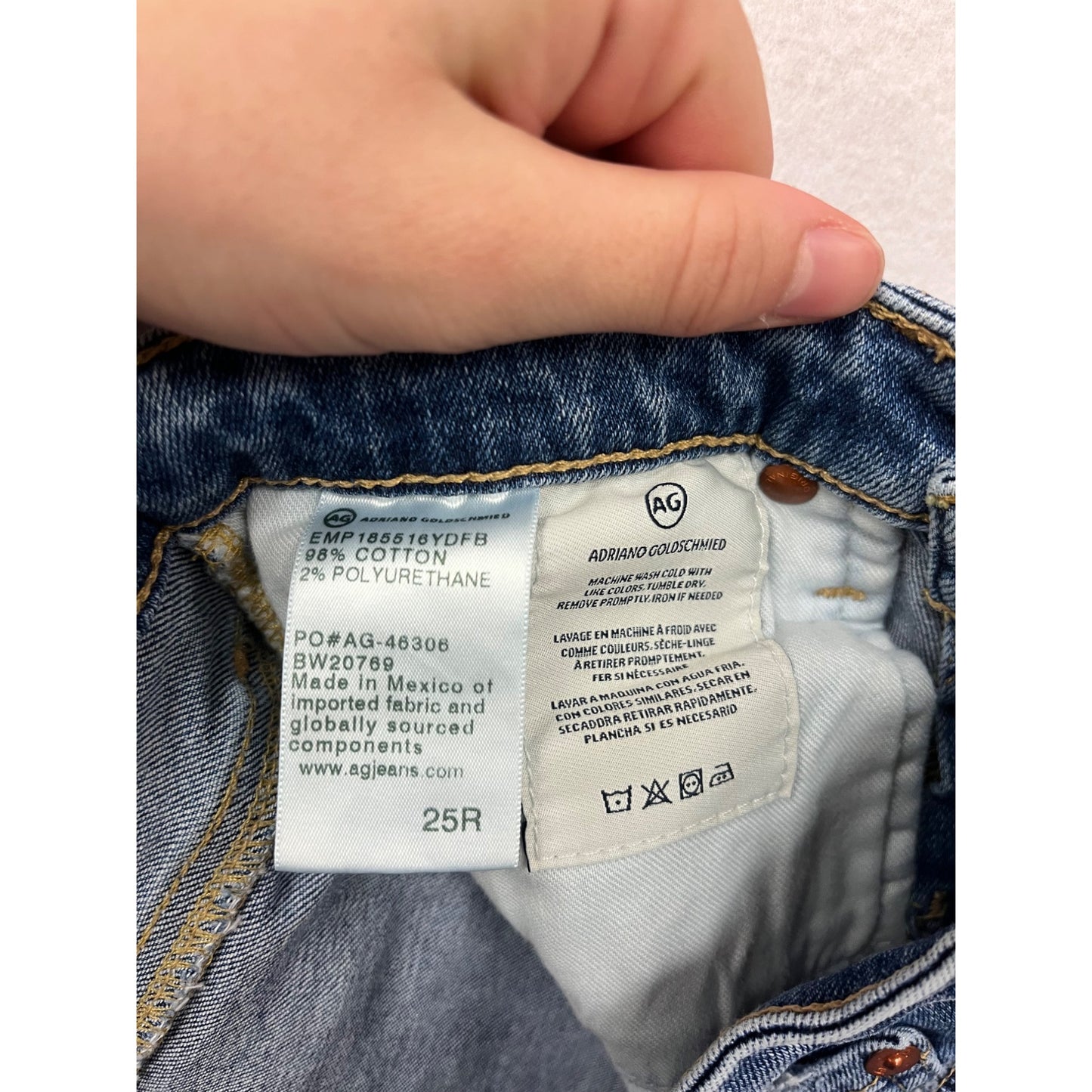 Womens 2 AG Adriano Goldschmied The Prima Ankle Cigarette Jeans #6717