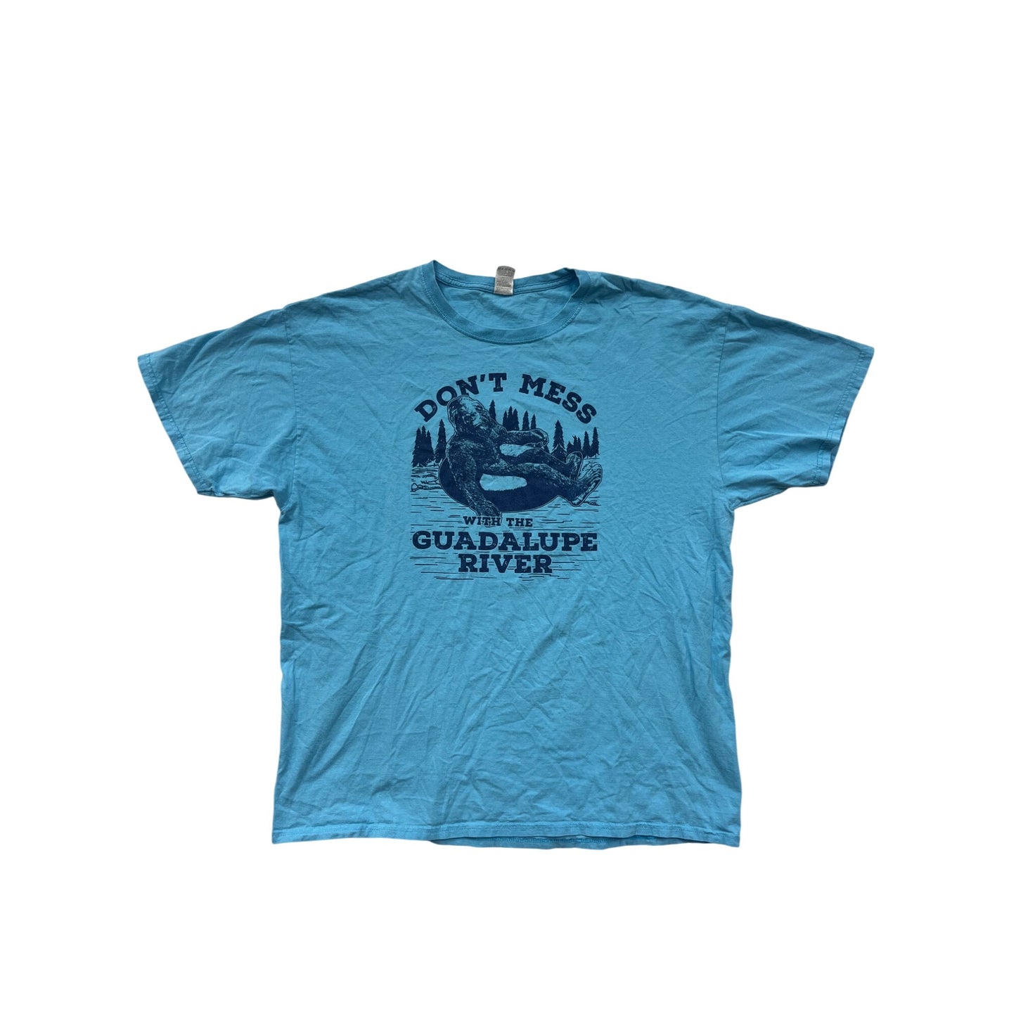 “Dont Mess With The Guadalupe” River Graphic T-Shirt Unisex XL #6577