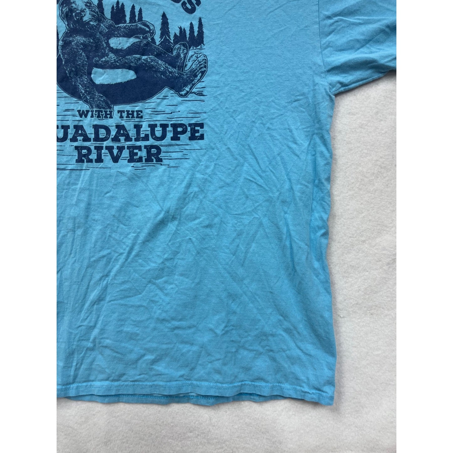 “Dont Mess With The Guadalupe” River Graphic T-Shirt Unisex XL #6577