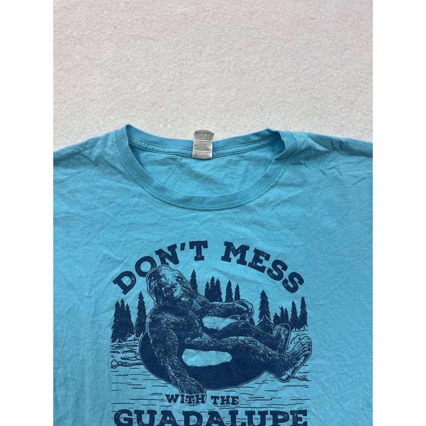 “Dont Mess With The Guadalupe” River Graphic T-Shirt Unisex XL #6577