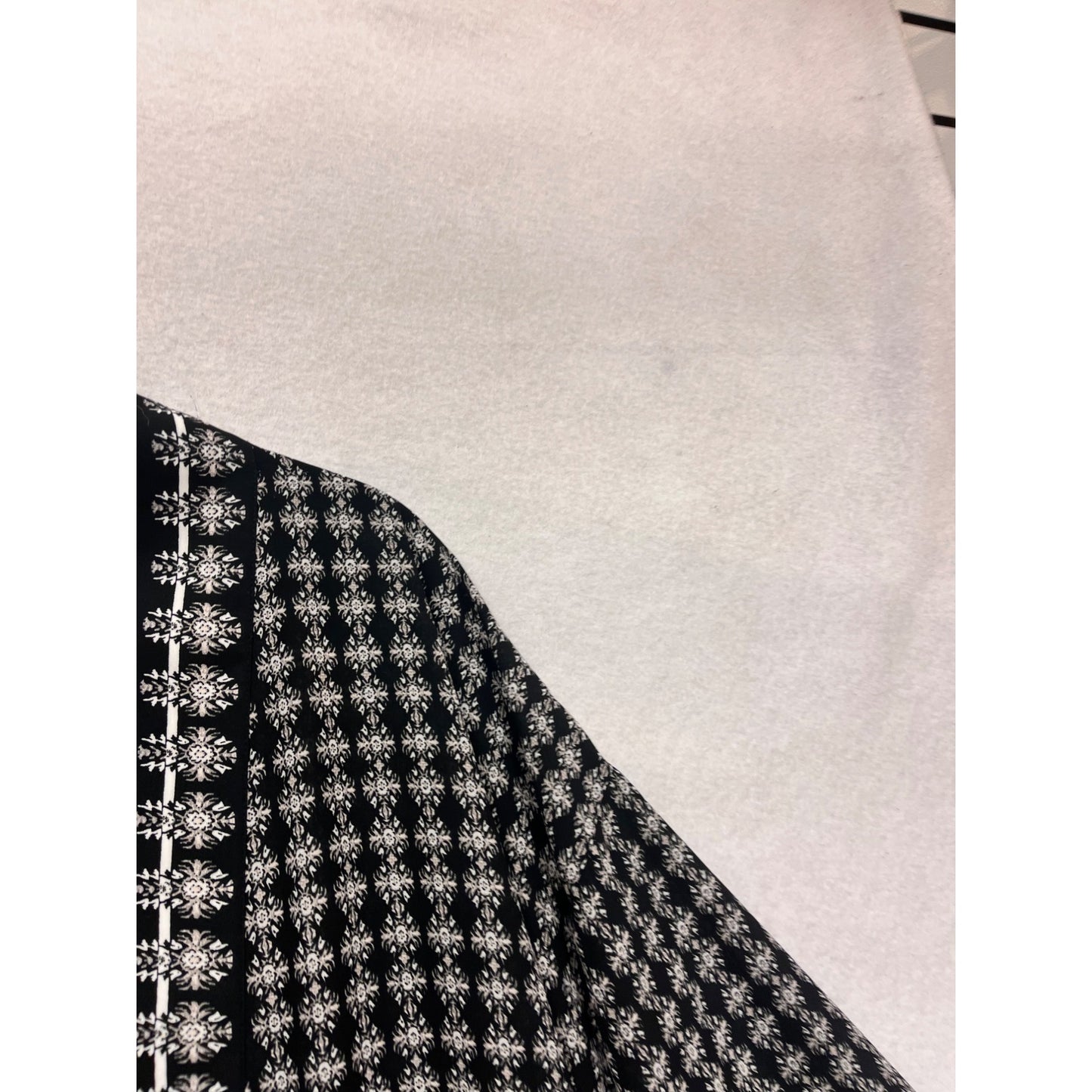 Max Studio Black & White Kimono Jacket Size L #894A