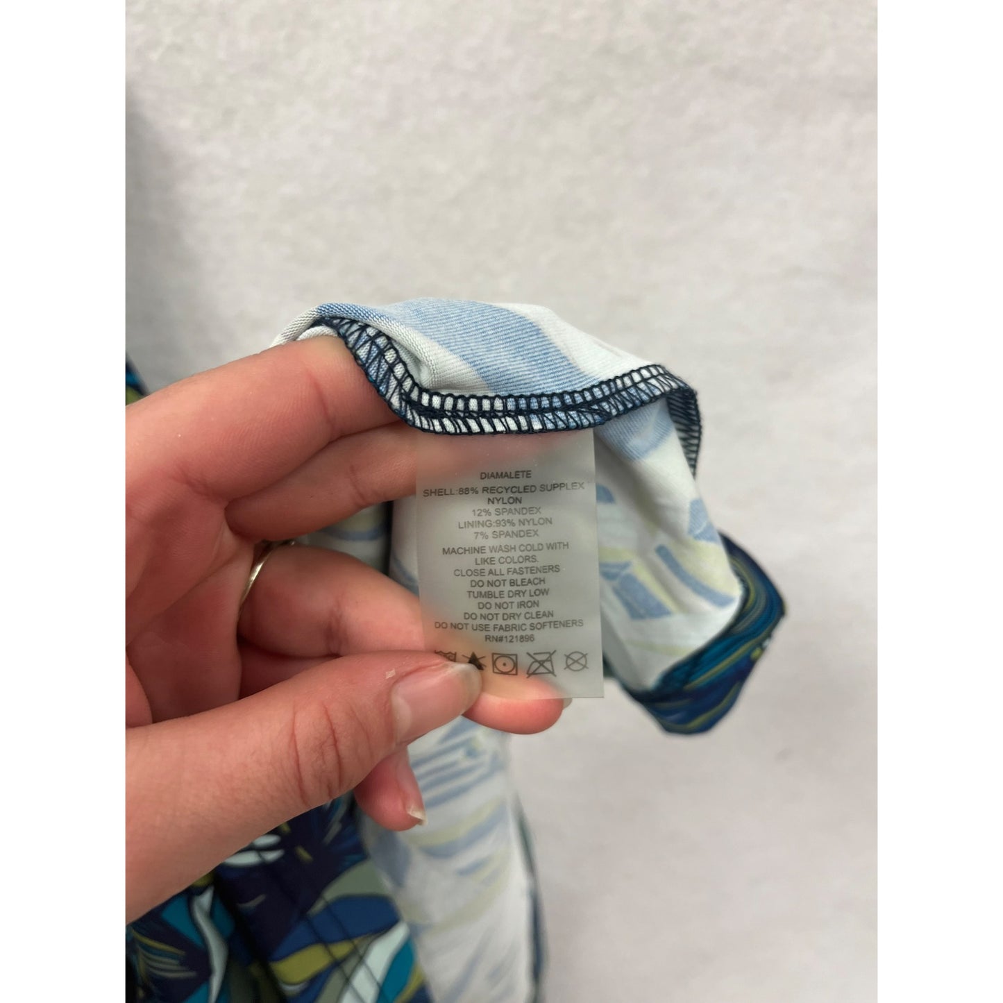 Women’s Title Nine Tropical Leaf Print Dress #2956