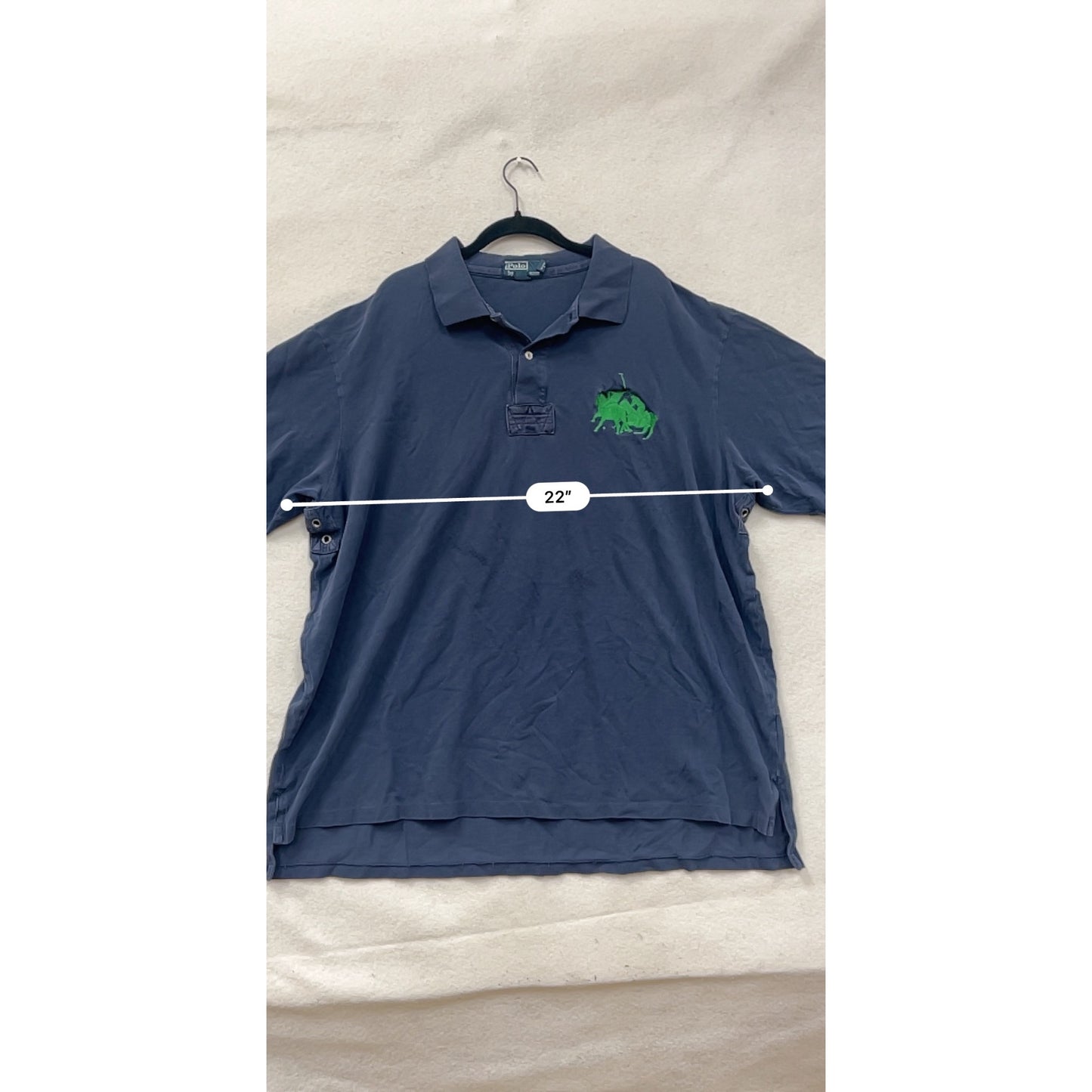 Polo By Ralph Lauren Navy Blue Polo Shirt 3X #8589