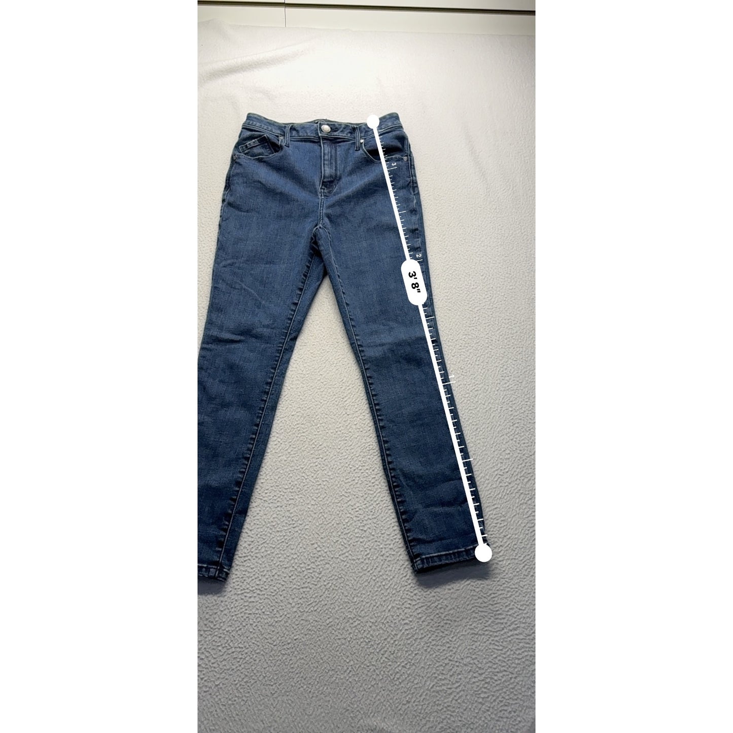 Simply Vera Vera Wang Skinny Ankle Jeans Size 6 Blue Denim #7930