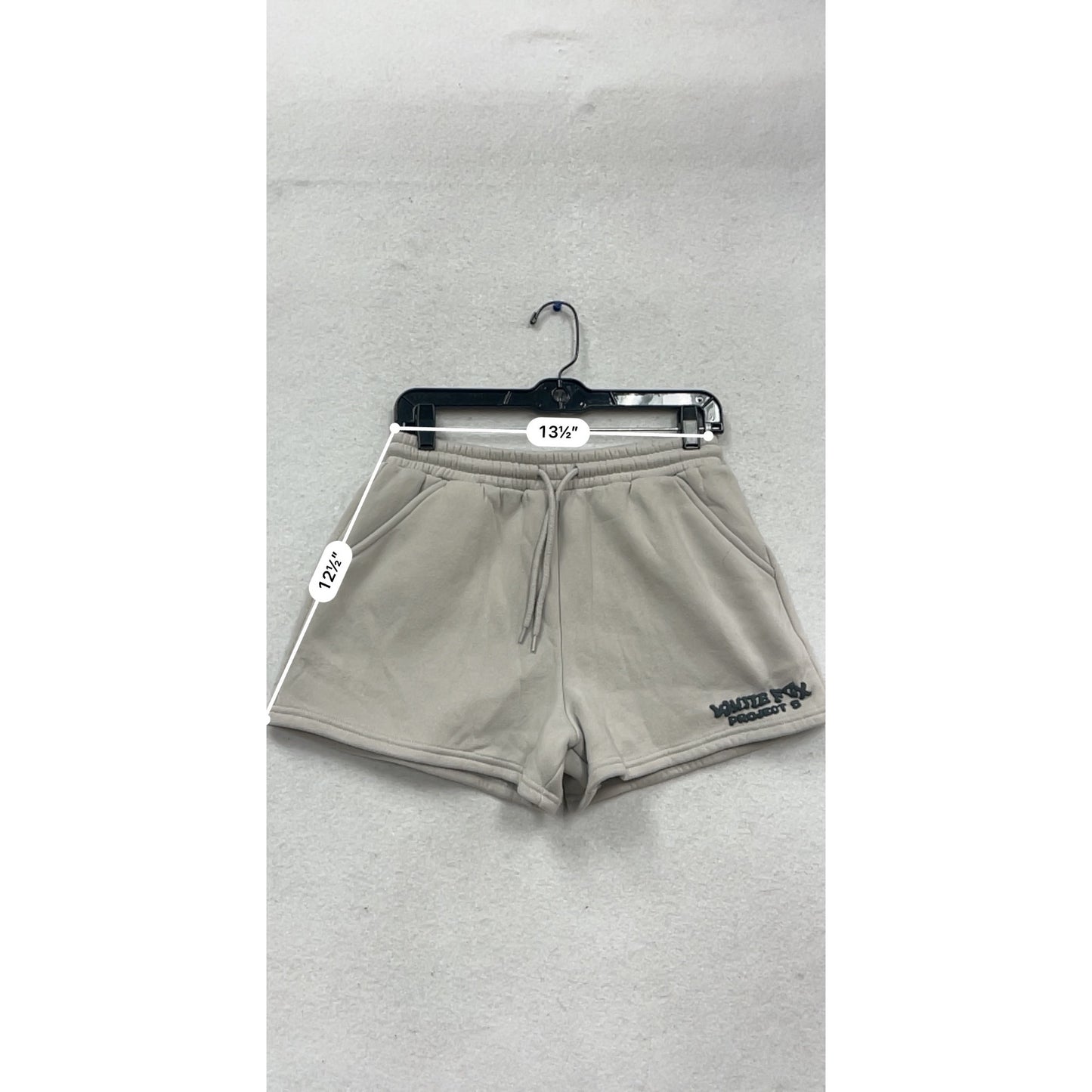 White Fox Small Fleece Shorts #599A