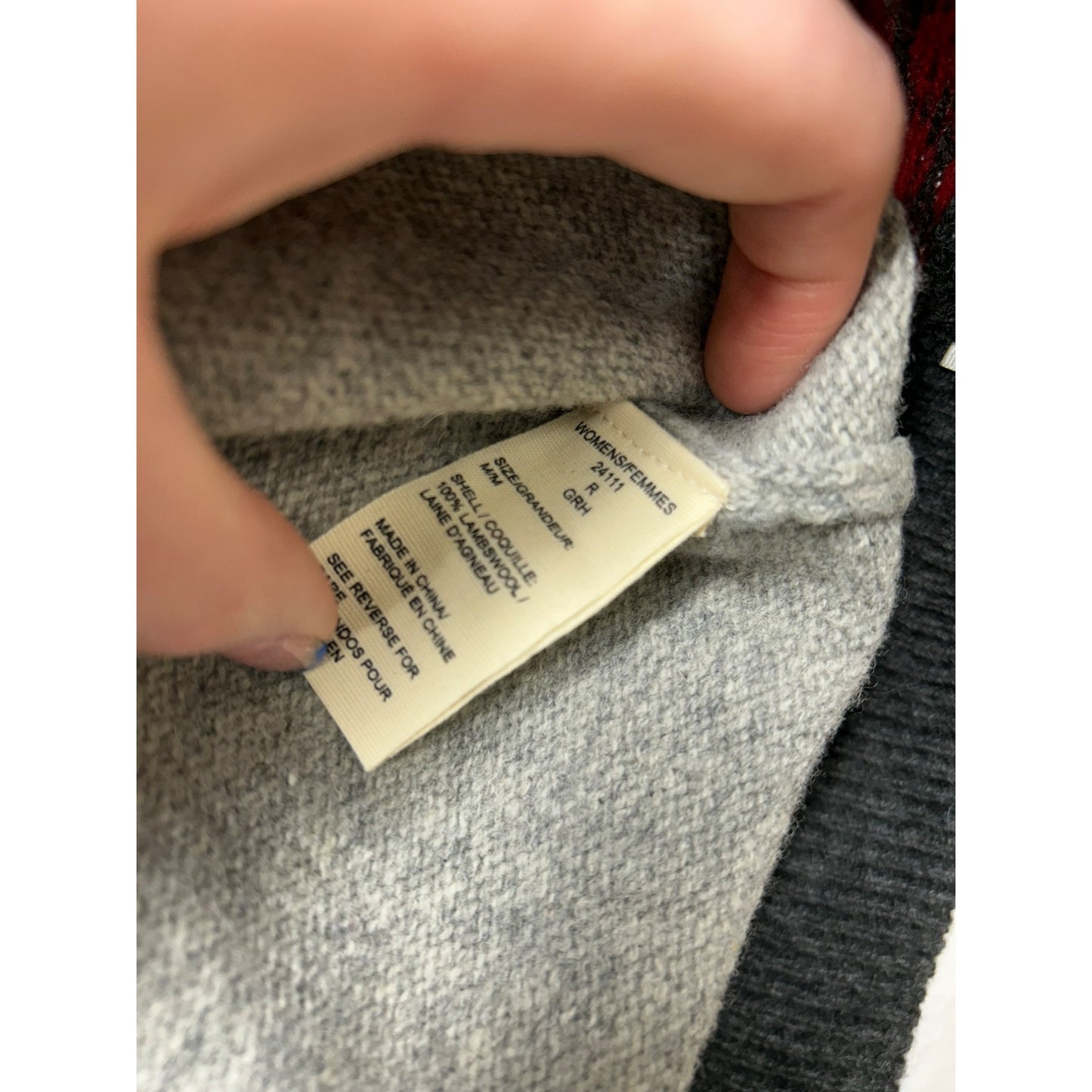 NWT Wool Women’s Grey Vest #2896
