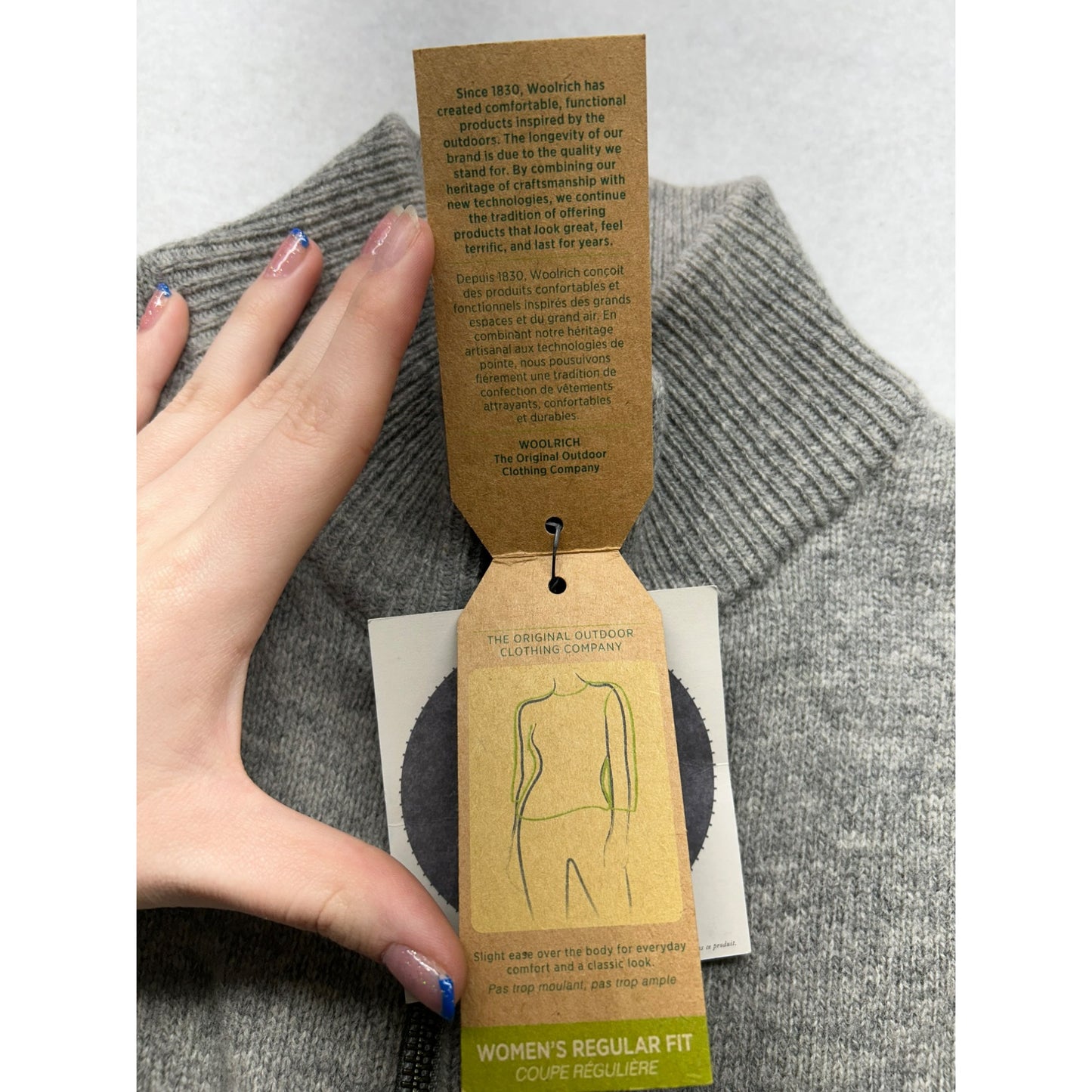 NWT Wool Women’s Grey Vest #2896