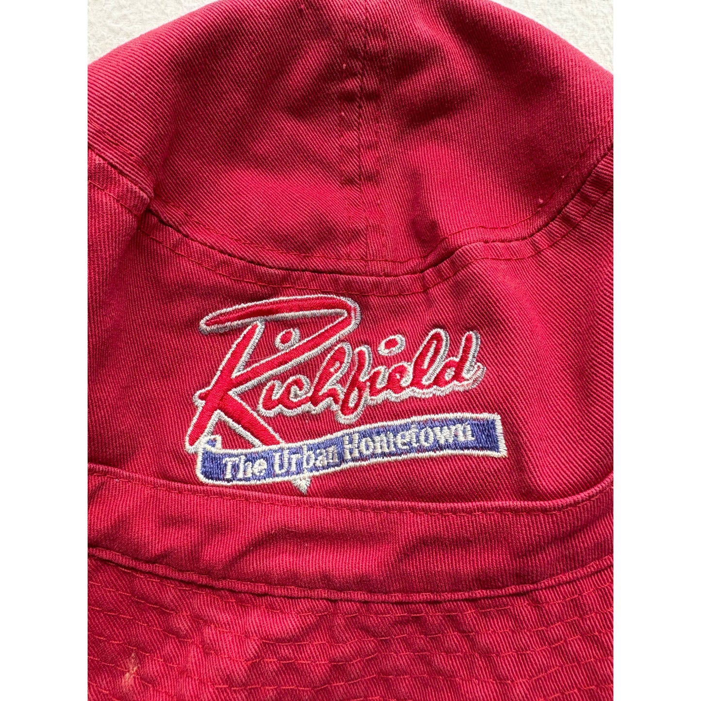 Port Authority Richfield Embroidered Red Bucket Hat #7660