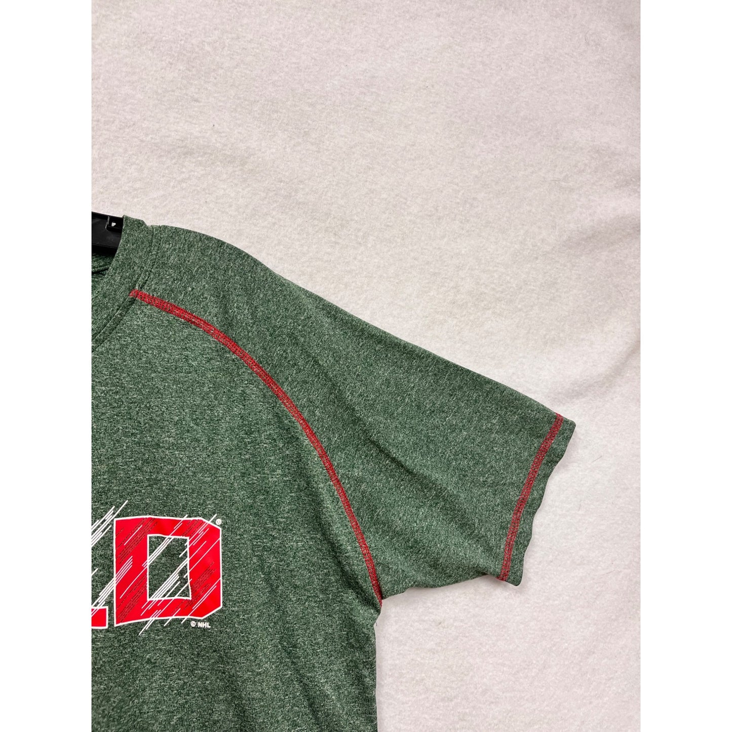 Minnesota Wild NHL Mens Green Short Sleeve T-Shirt Size L #6466