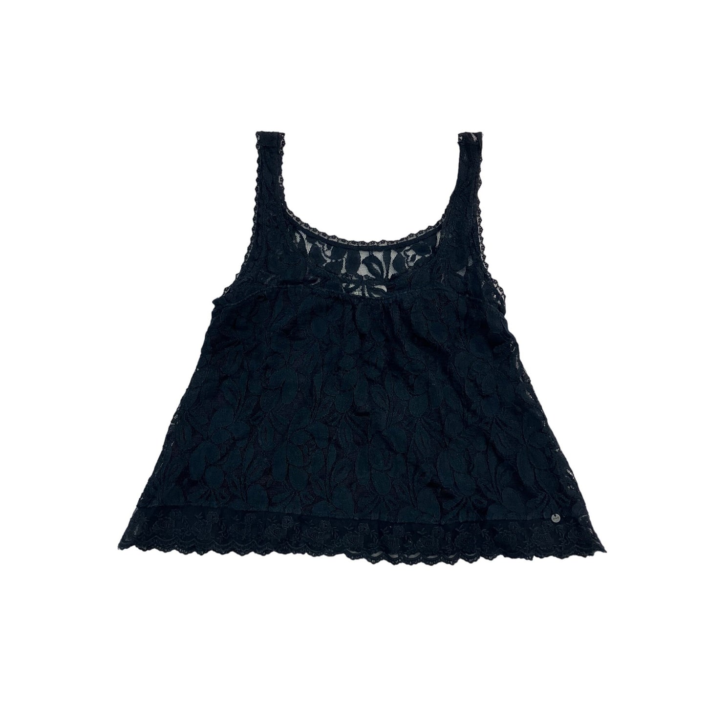 Lace Navy Blue Abercrombie & Fitch Tank Top #2476