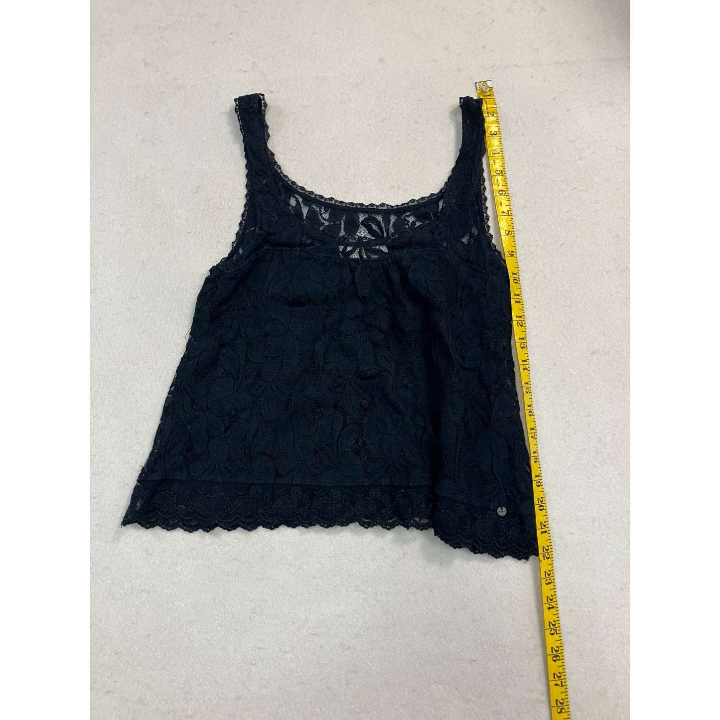 Lace Navy Blue Abercrombie & Fitch Tank Top #2476