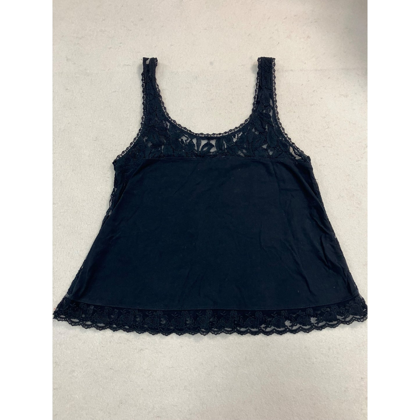 Lace Navy Blue Abercrombie & Fitch Tank Top #2476