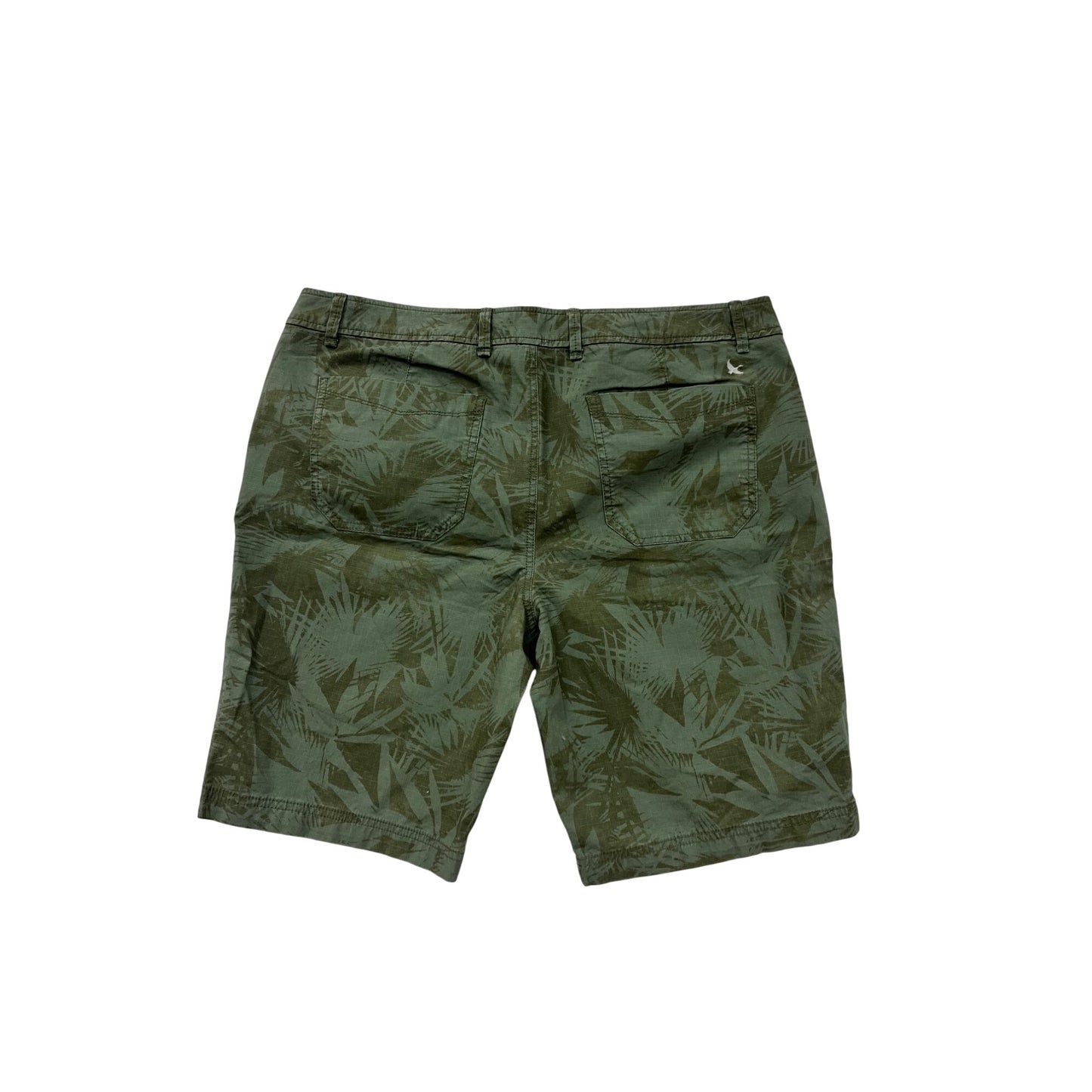 Eddie Bauer Womens Green Patterned Shorts #6414