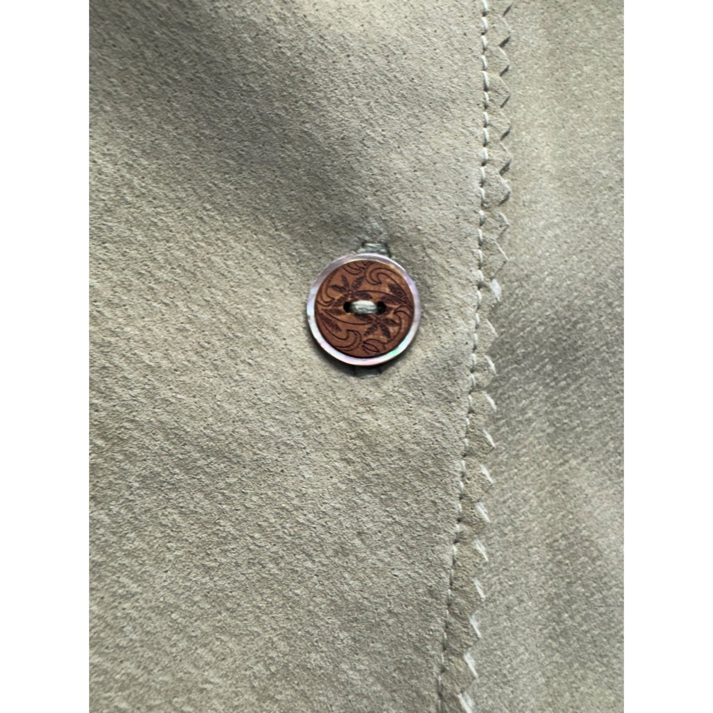J. Jill Womens Genuine Leather Button-Up Jacket #5719