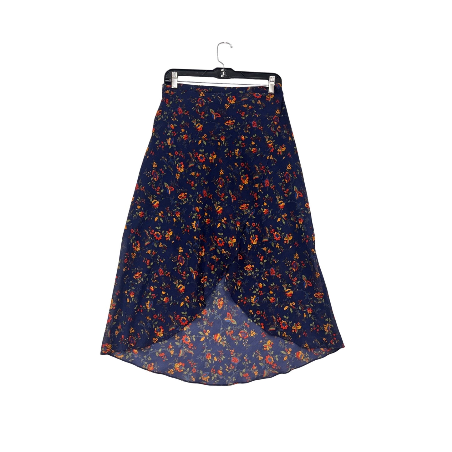 Madewell Womens Floral High-Low Midi Skirt Size 6 #6953