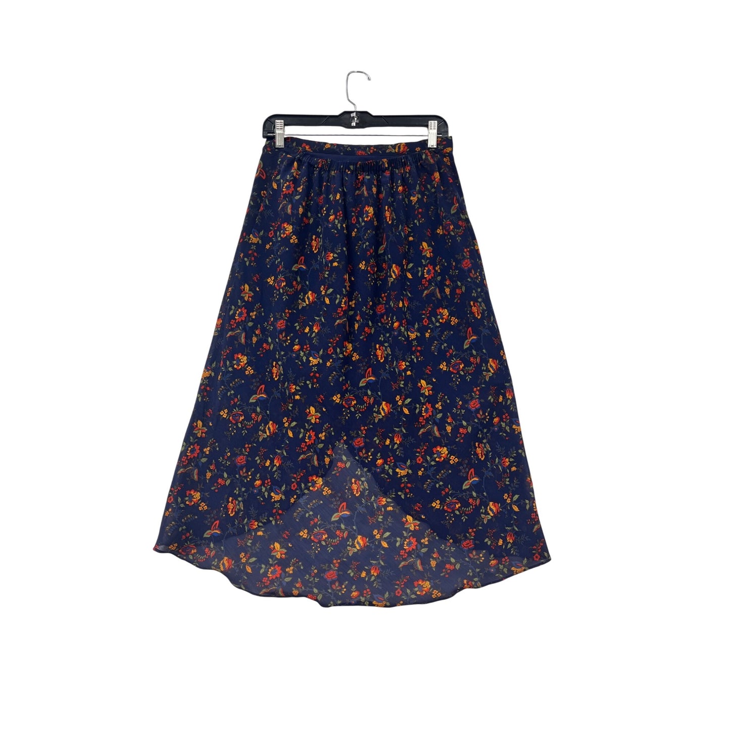 Madewell Womens Floral High-Low Midi Skirt Size 6 #6953