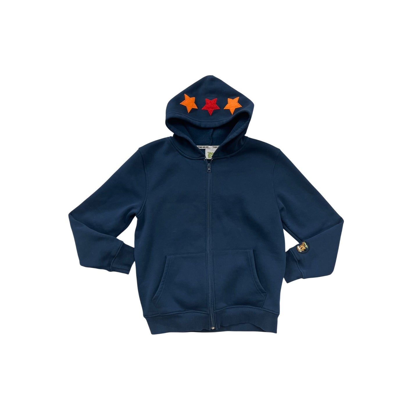 Yogi Bear Youth Large ZipUp Hoodie With Stars & "Best Trip Ever" Back #6240
