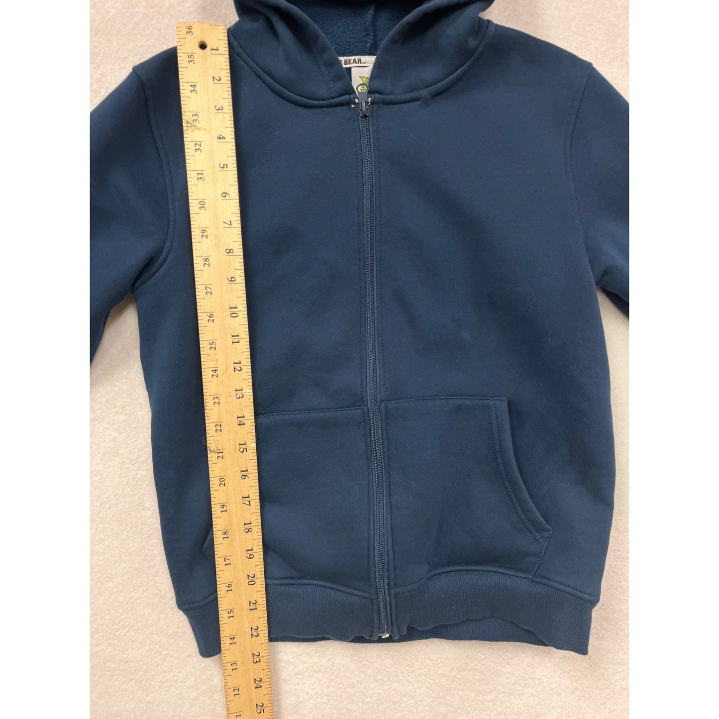 Yogi Bear Youth Large ZipUp Hoodie With Stars & "Best Trip Ever" Back #6240