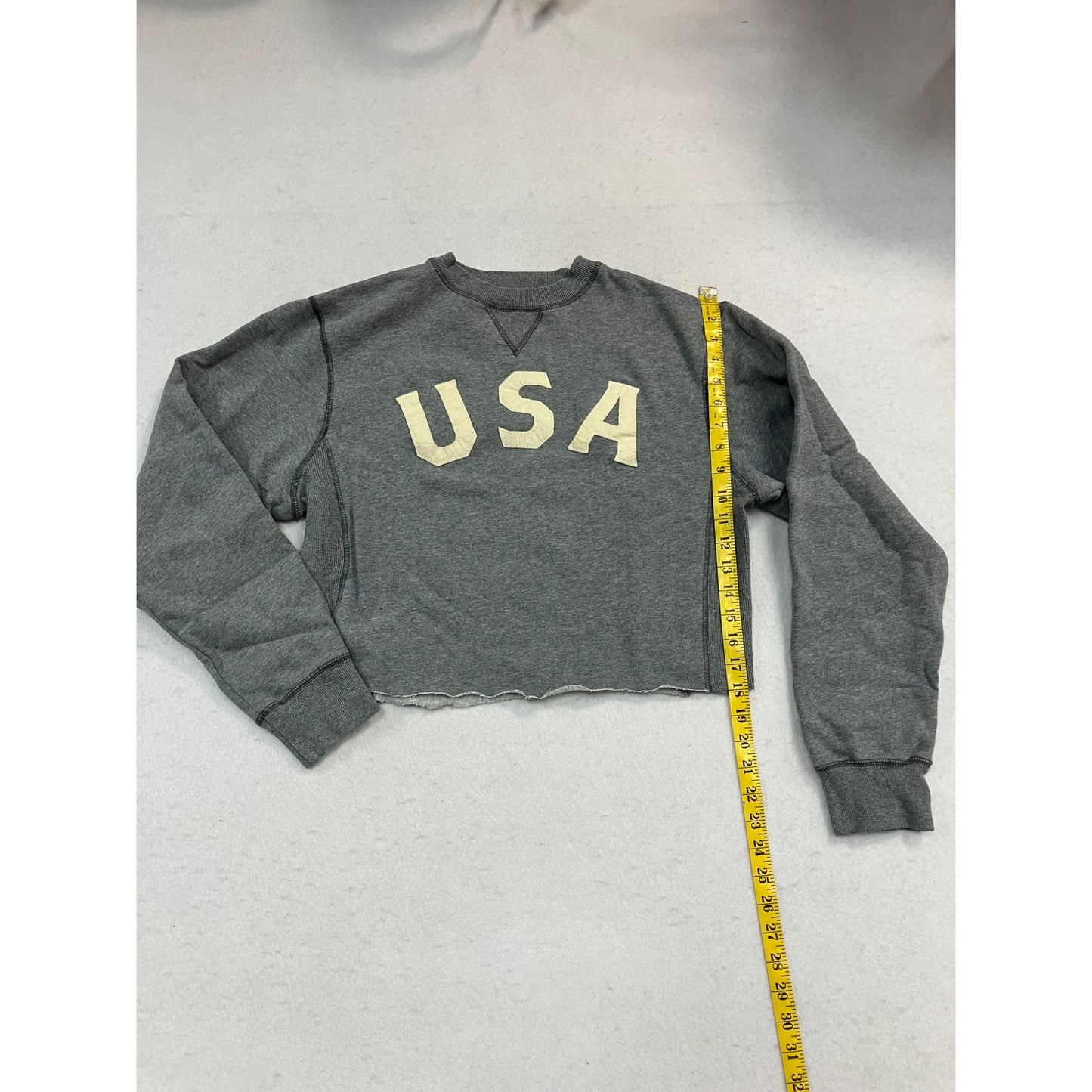 Cropped USA Crewneck #2474