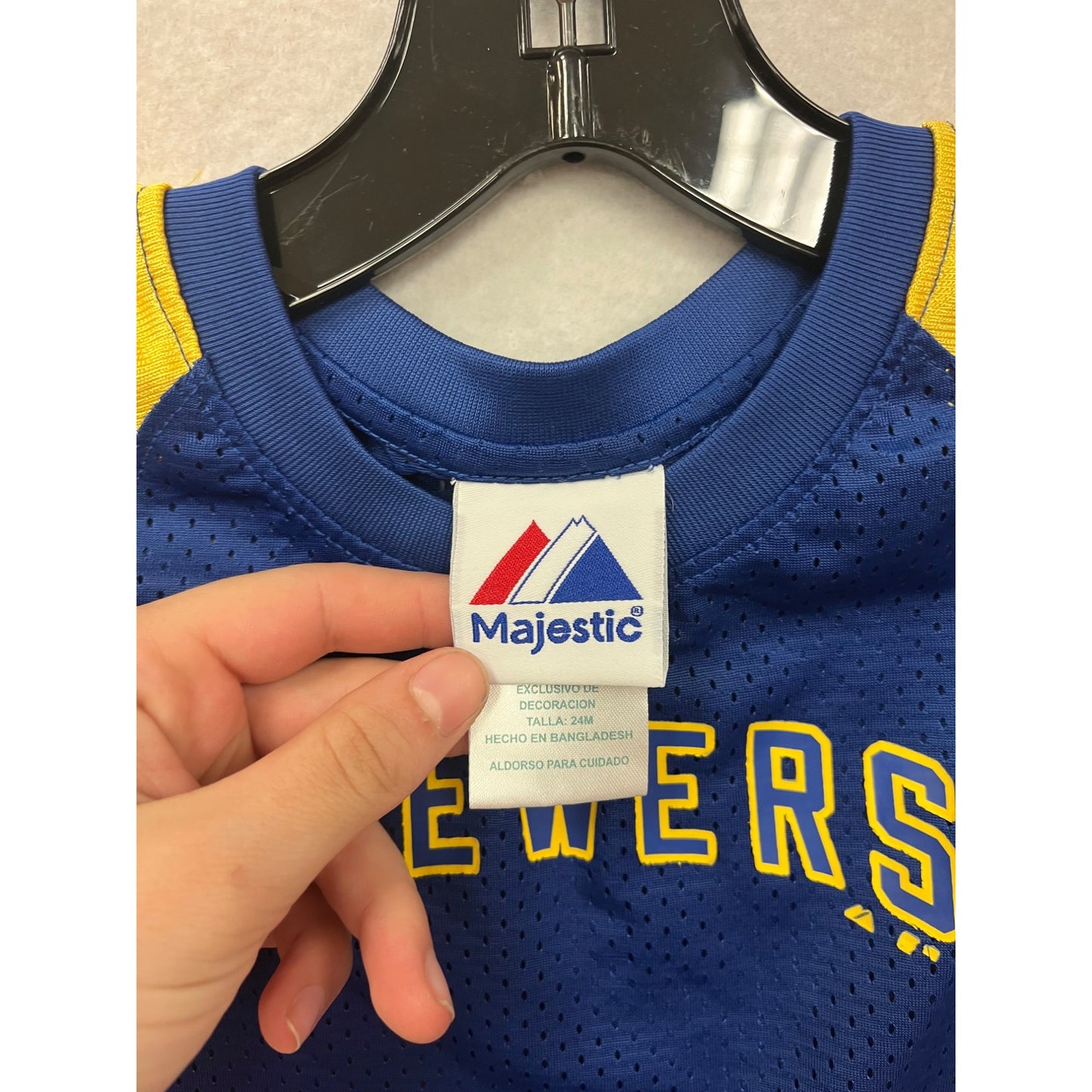 Majestic Brewers Baby Jersey 24M #8427