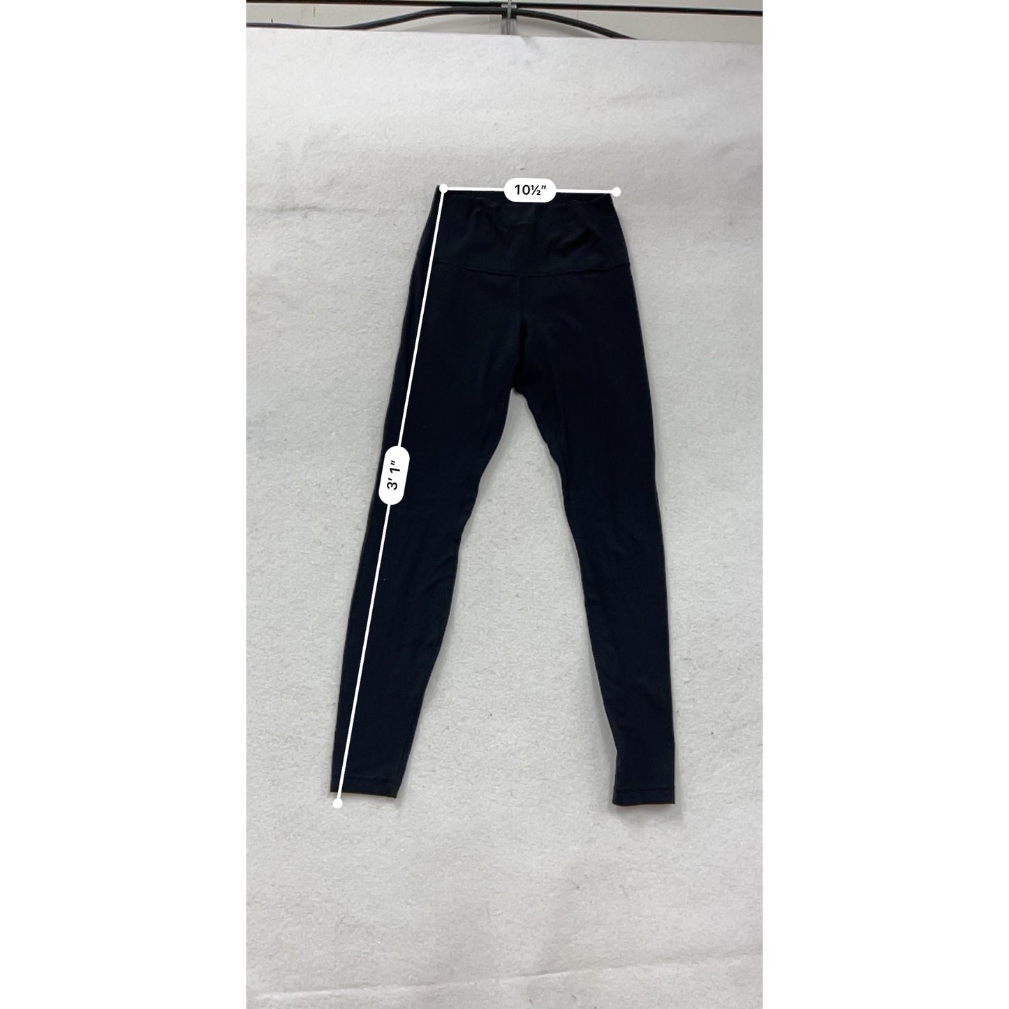 Lululemon Womens Black High-Waisted Full-Length Leggings Size 6 #14A