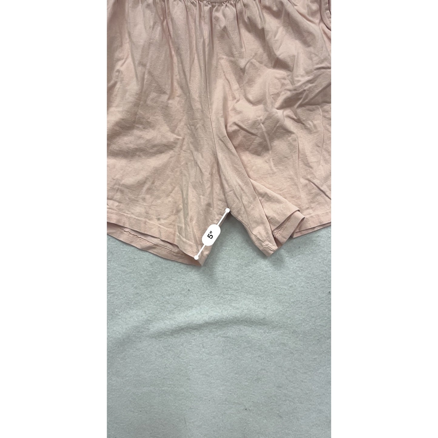 Ease Sport Pink Elastic Waist Shorts #179A