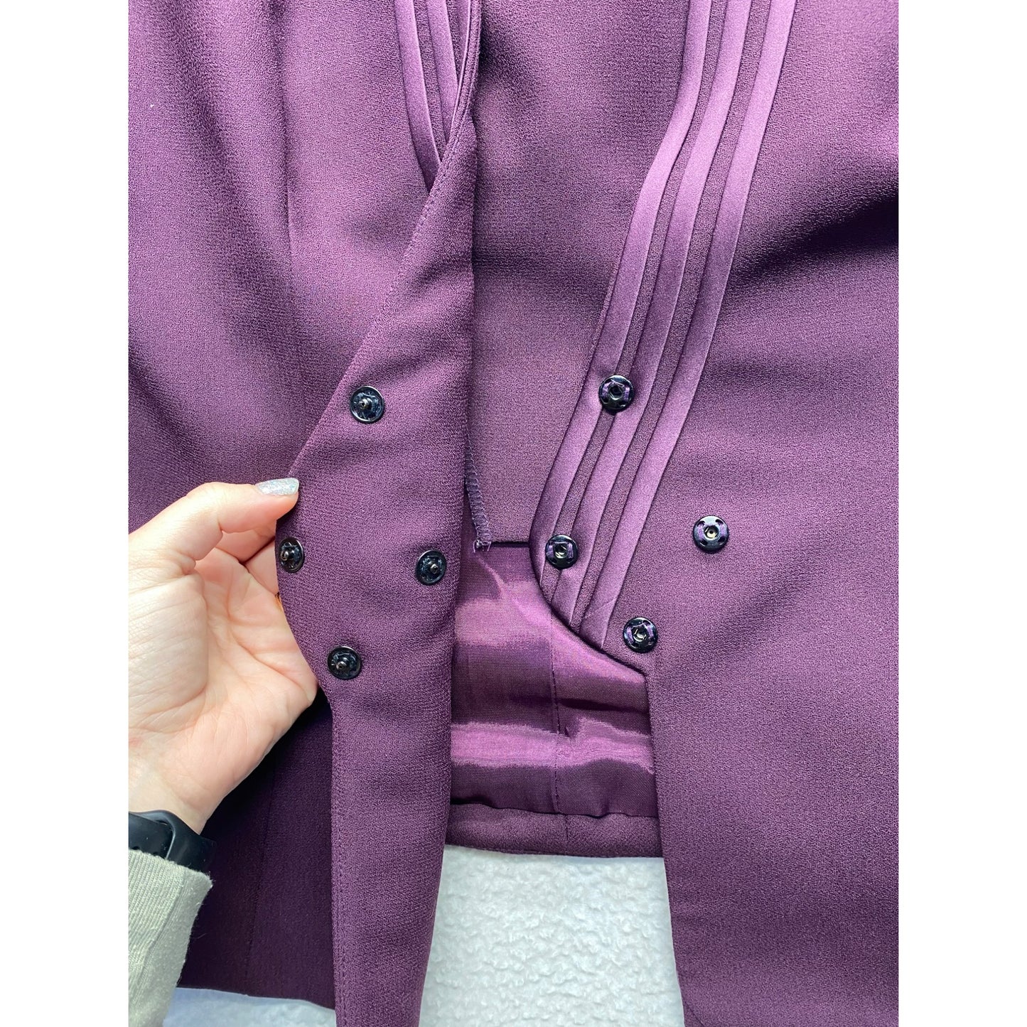 Vintage Karen Miller Purple Blazer #5483