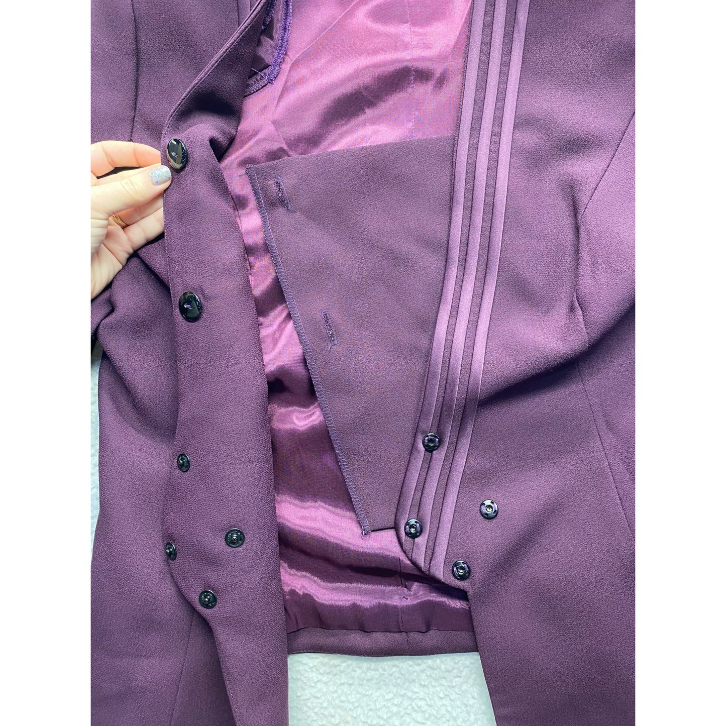 Vintage Karen Miller Purple Blazer #5483