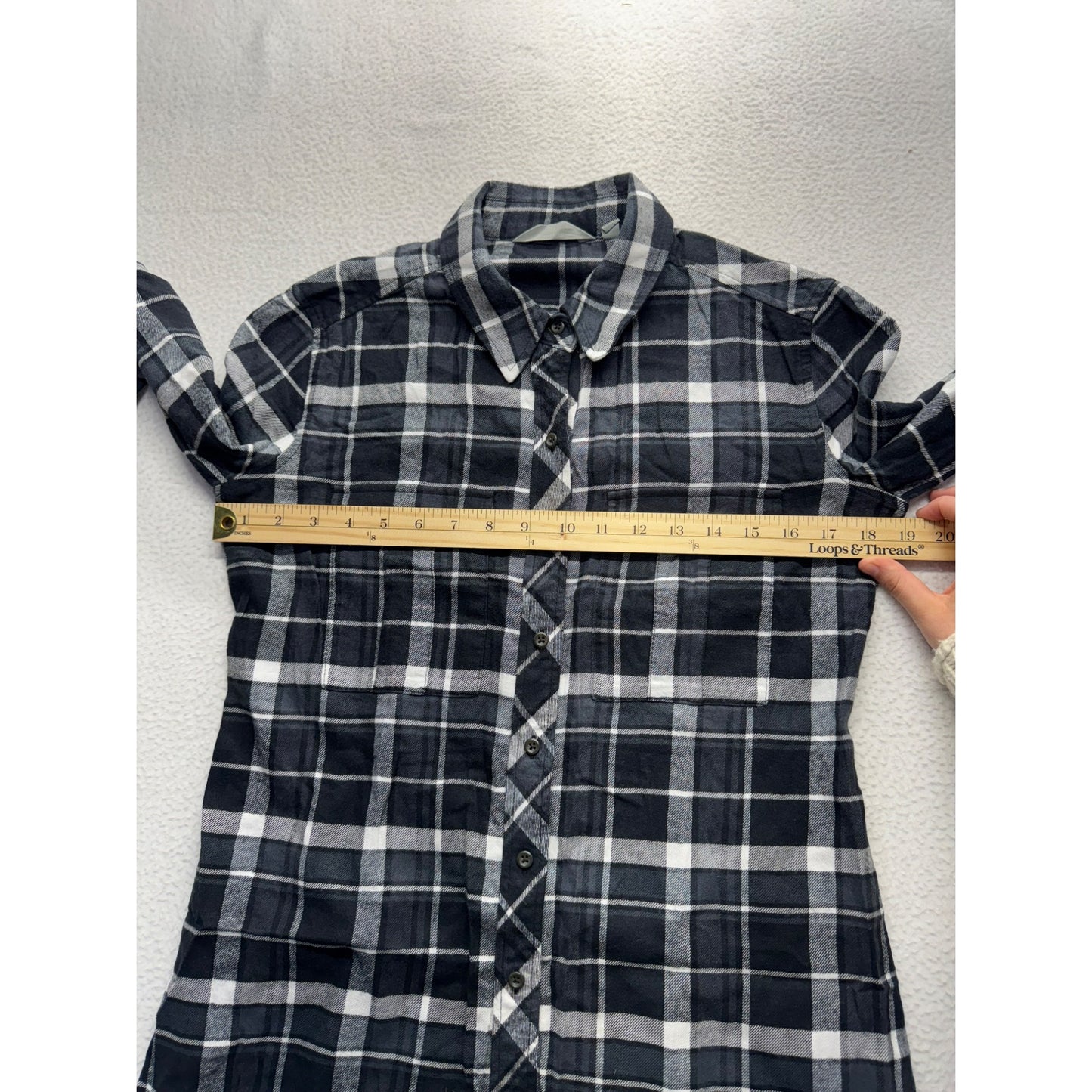 Women’s Athleta Flannel Shirt Dress #5661