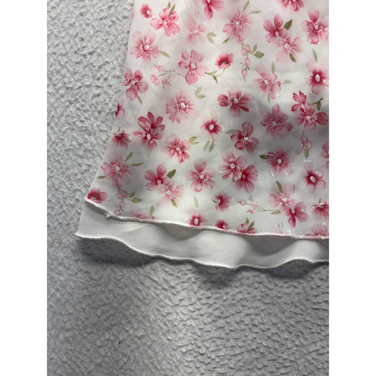 Vintage Expressions By California Dynasty Floral Sheer Nightie #7448