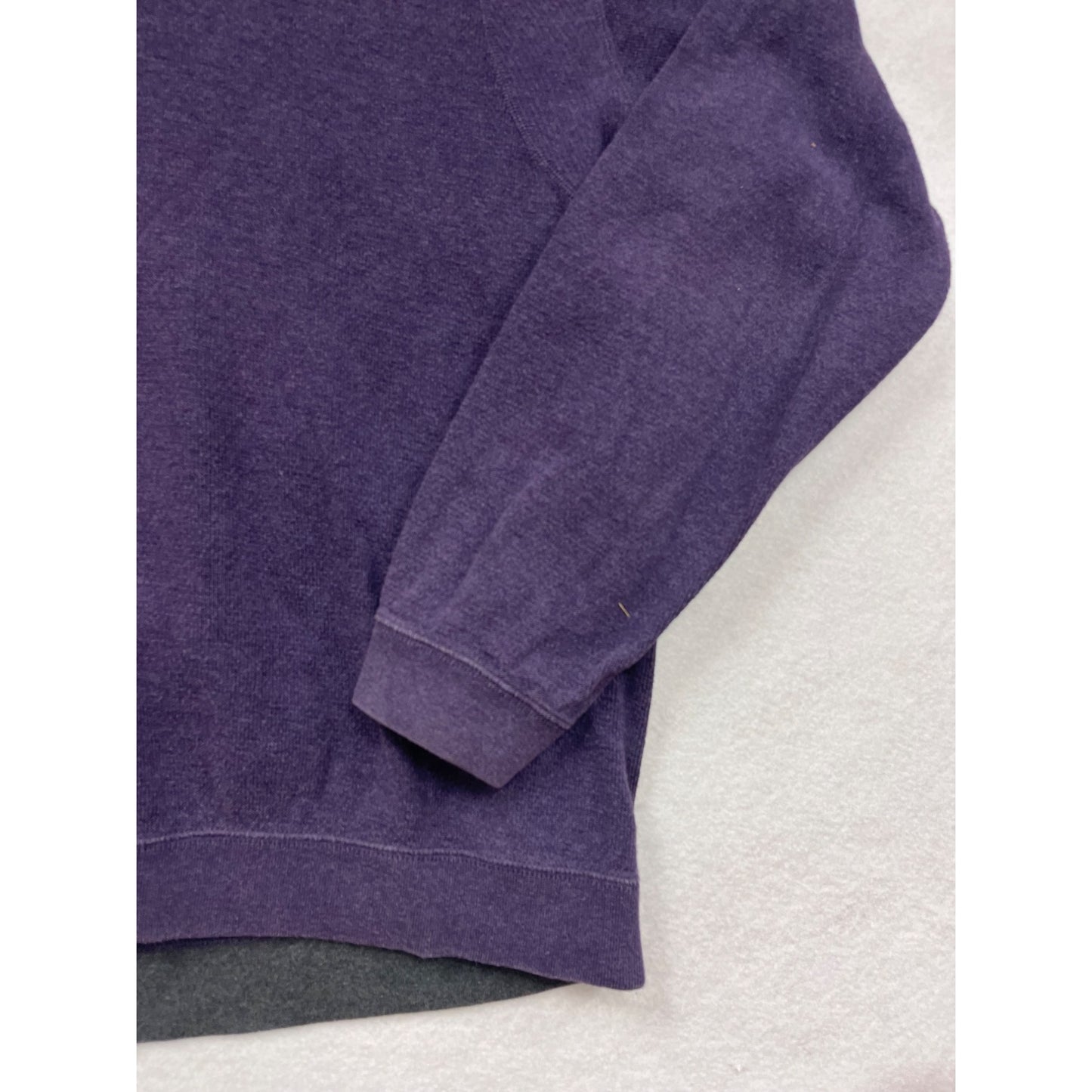 Tommy Bahama Mens Reversible Quarter-Zip Pullover Sweater Purple & Gray #6404
