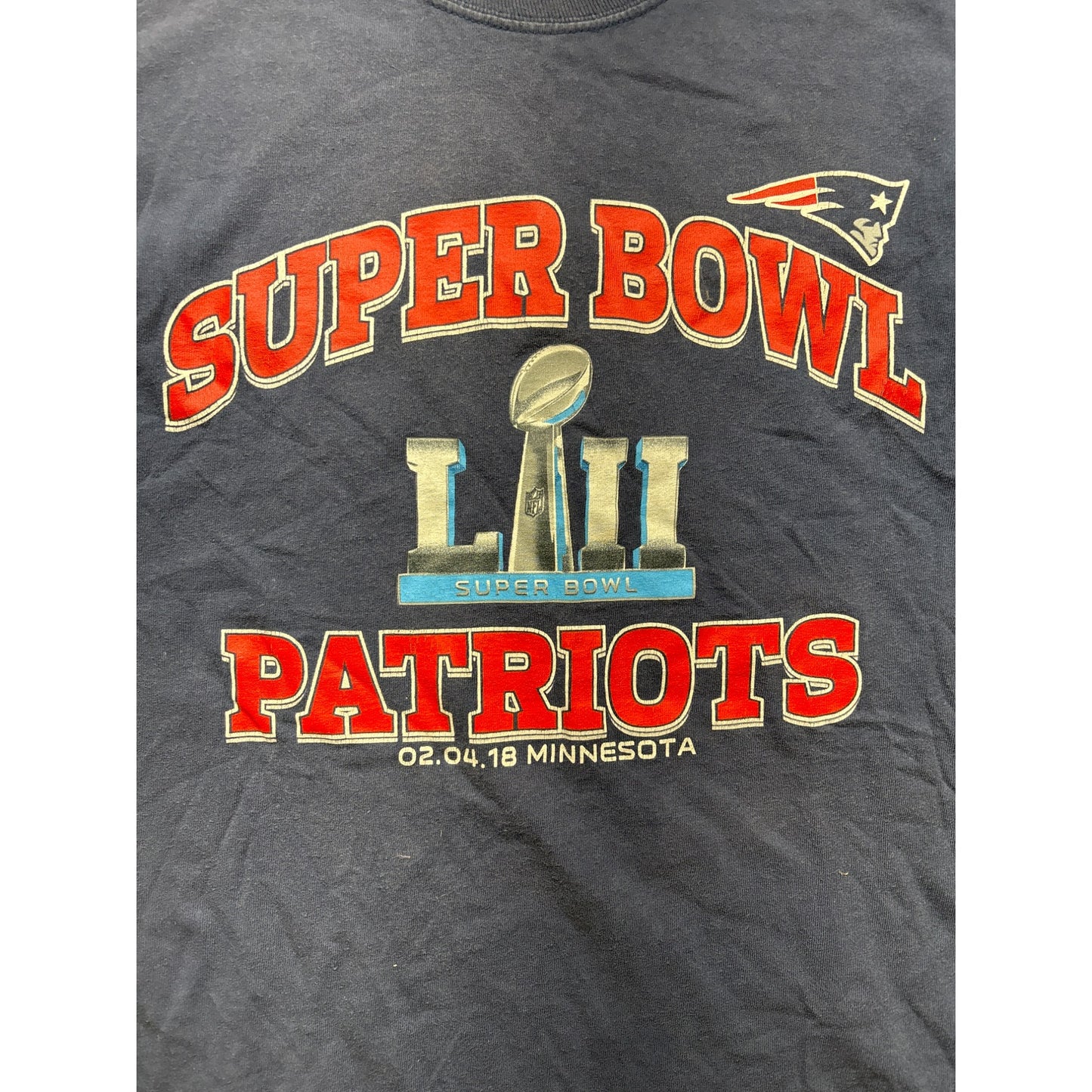 Super Bowl Patriots graphic shirt #2939