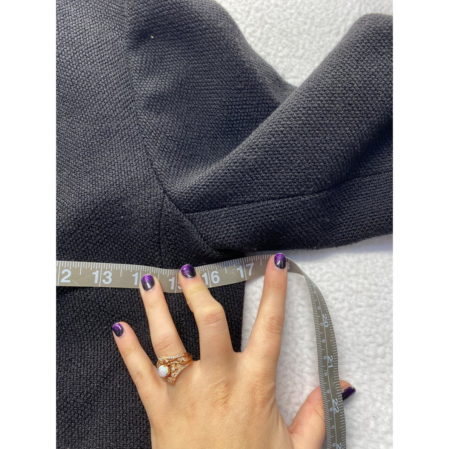 Wool Blend Asymmetrical Blazer #3995