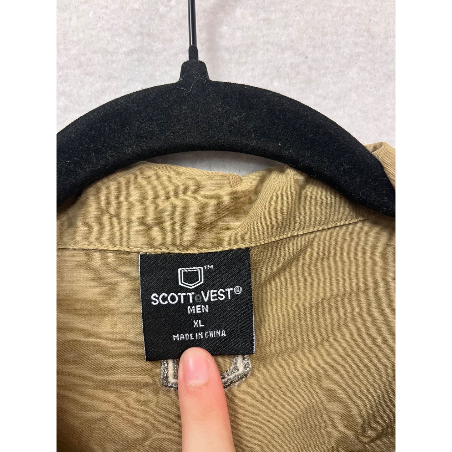 Scott E Vest XL Lightweight Travel Vest #942A