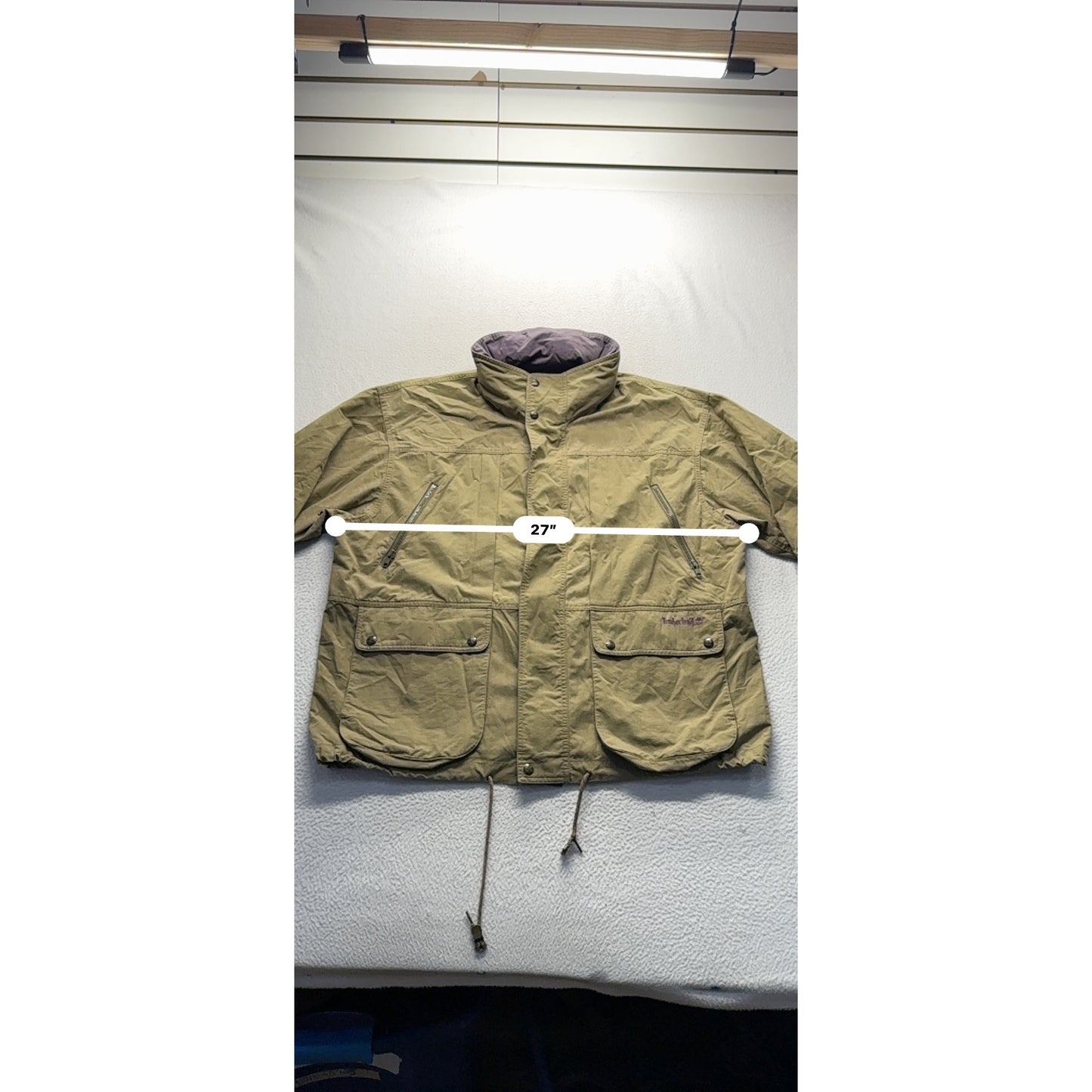 Timberland Green Utility Jacket Size L #9057