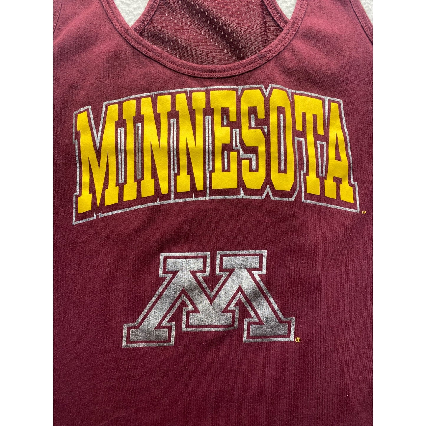 Minnesota Gophers Womens Racerback Tank Top #7144