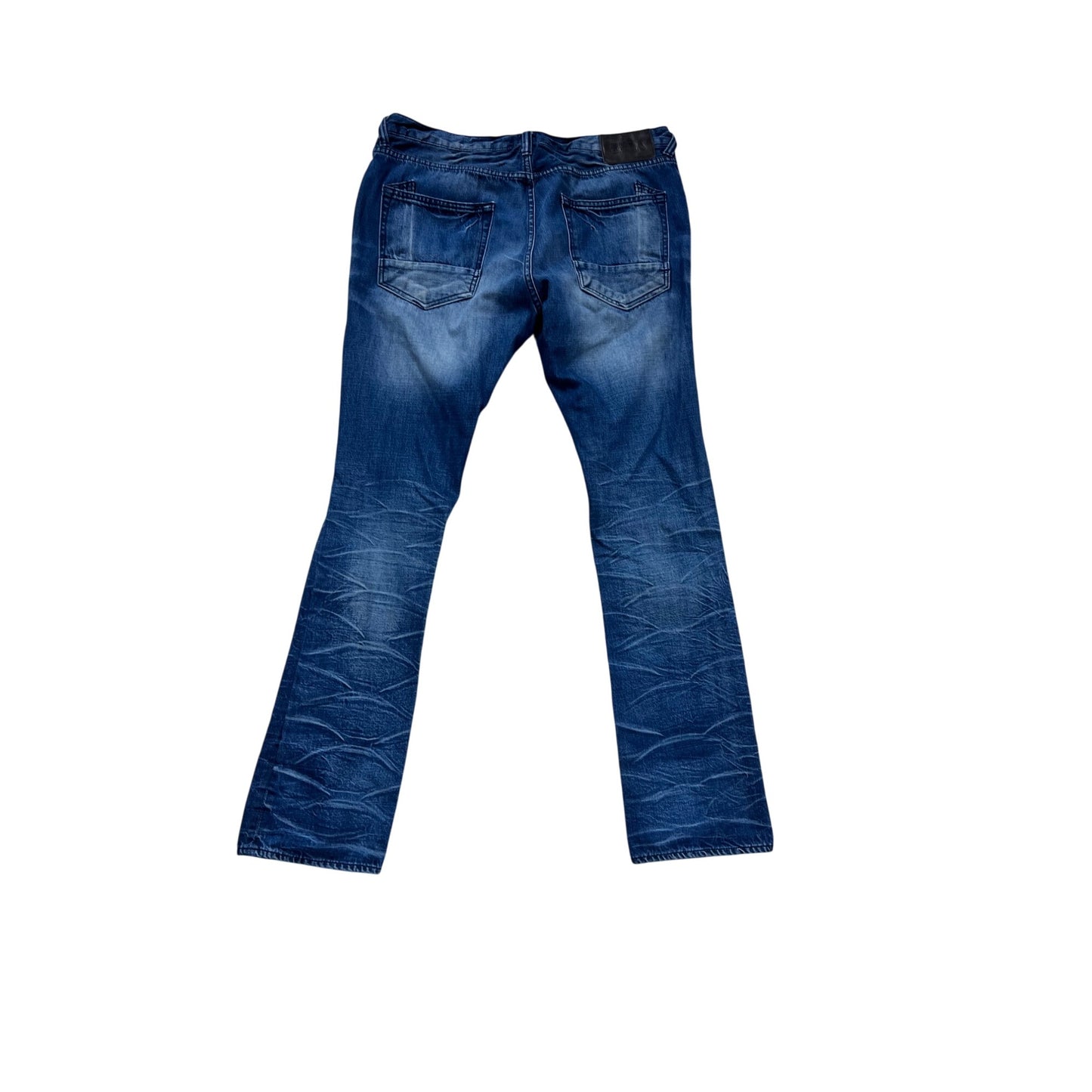 PRPS Distressed Straight Leg Jeans Size 38 Blue Denim #789A