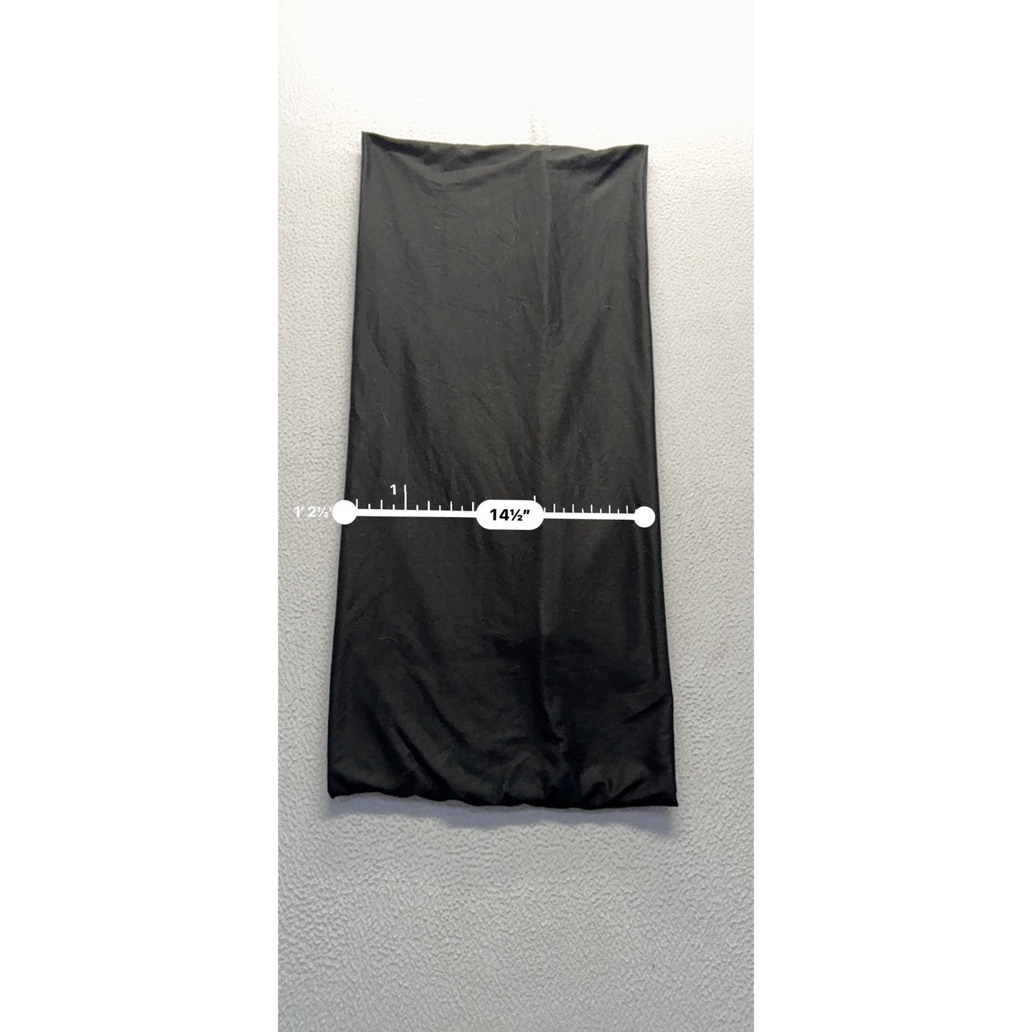 Beyond Yoga Black Infinity Scarf With Hidden Zipper Pocket #9499