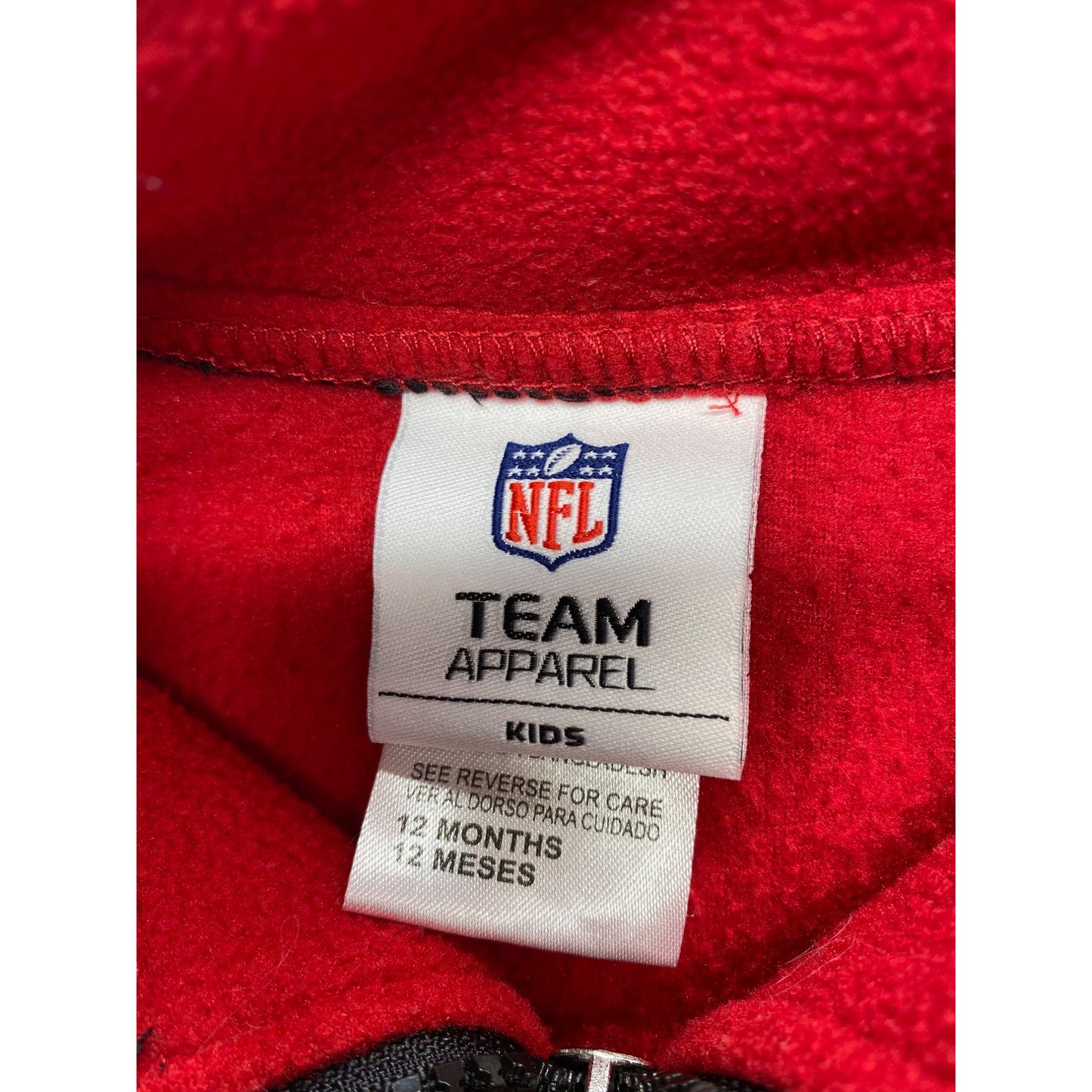 San Francisco 49ers Kids Fleece Pullover Jacket 12 Months NFL Team Apparel #7318