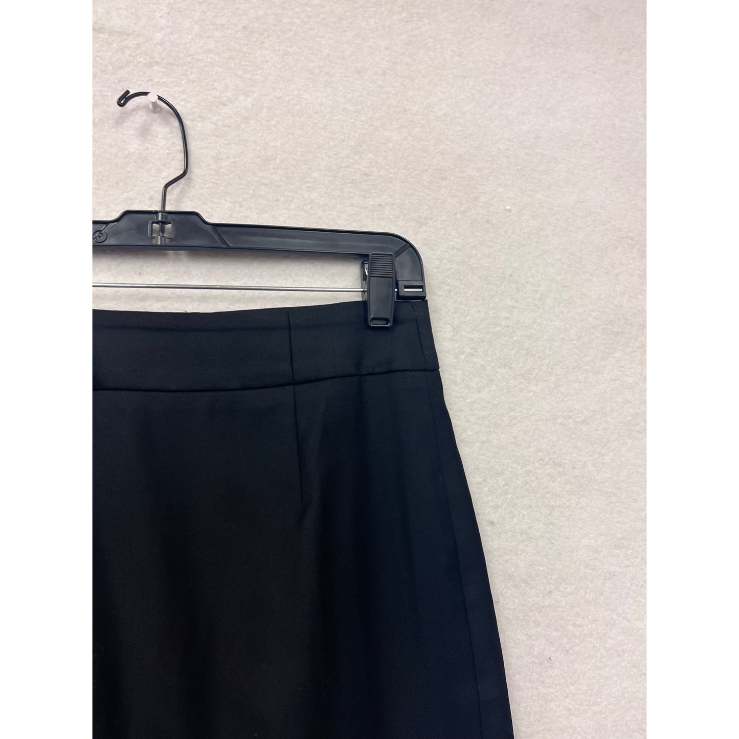 J.Crew Womens Black Super 120s Wool Skirt Size 0 #8391