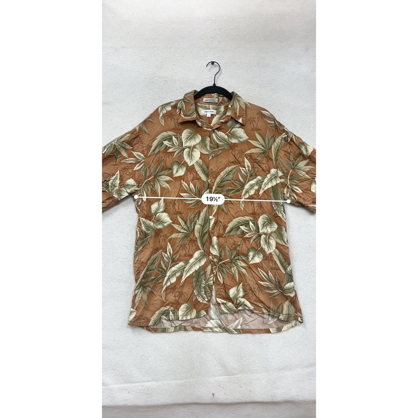 Pierre Cardin Hawaiian Shirt L #917A