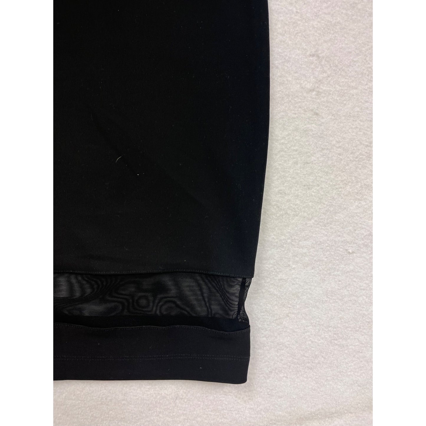 A.B.S Collection Womens Size 8 Black Sheer Panel Bodycon Dress #6402