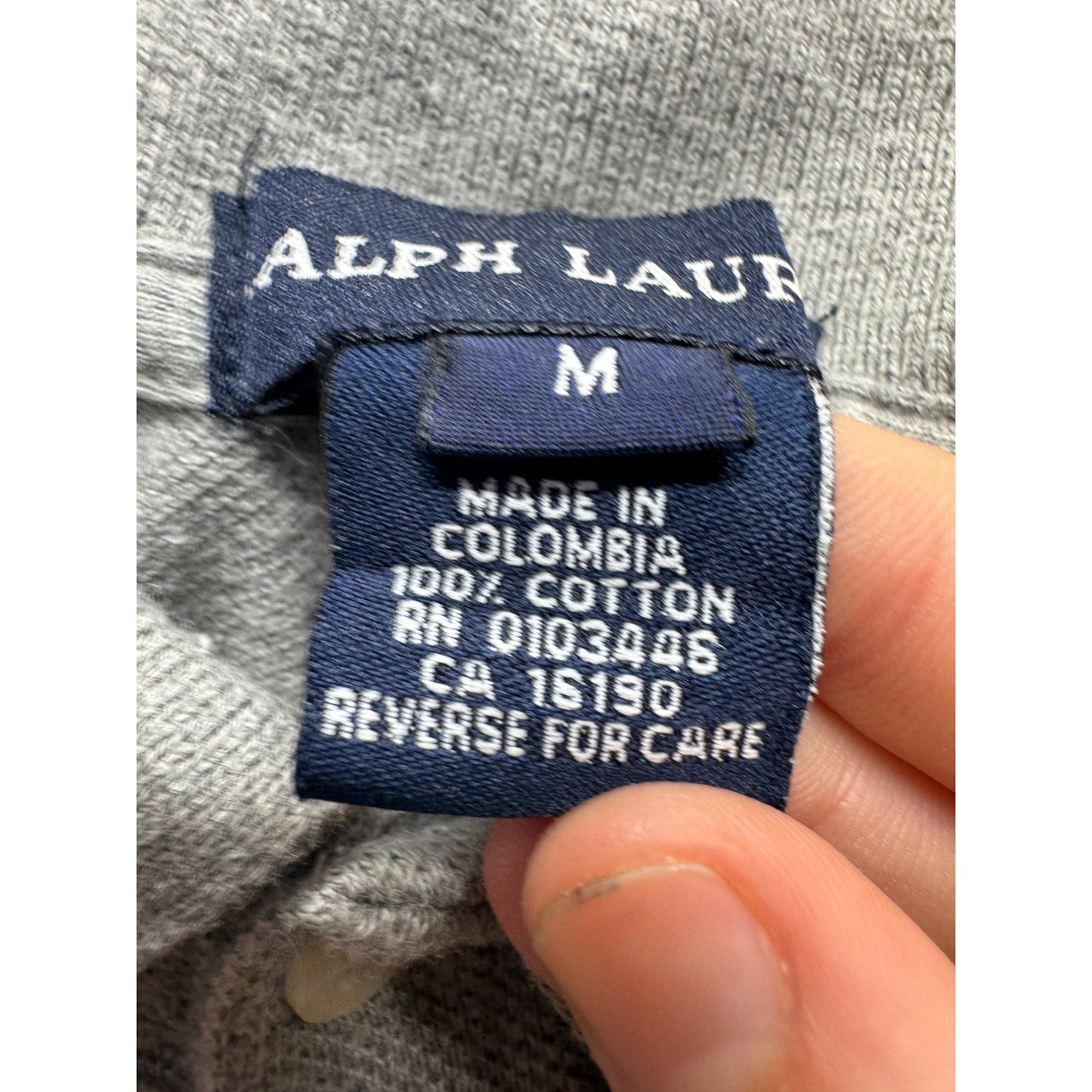 Polo Ralph Lauren Grey Polo Dress M Cotton #328B