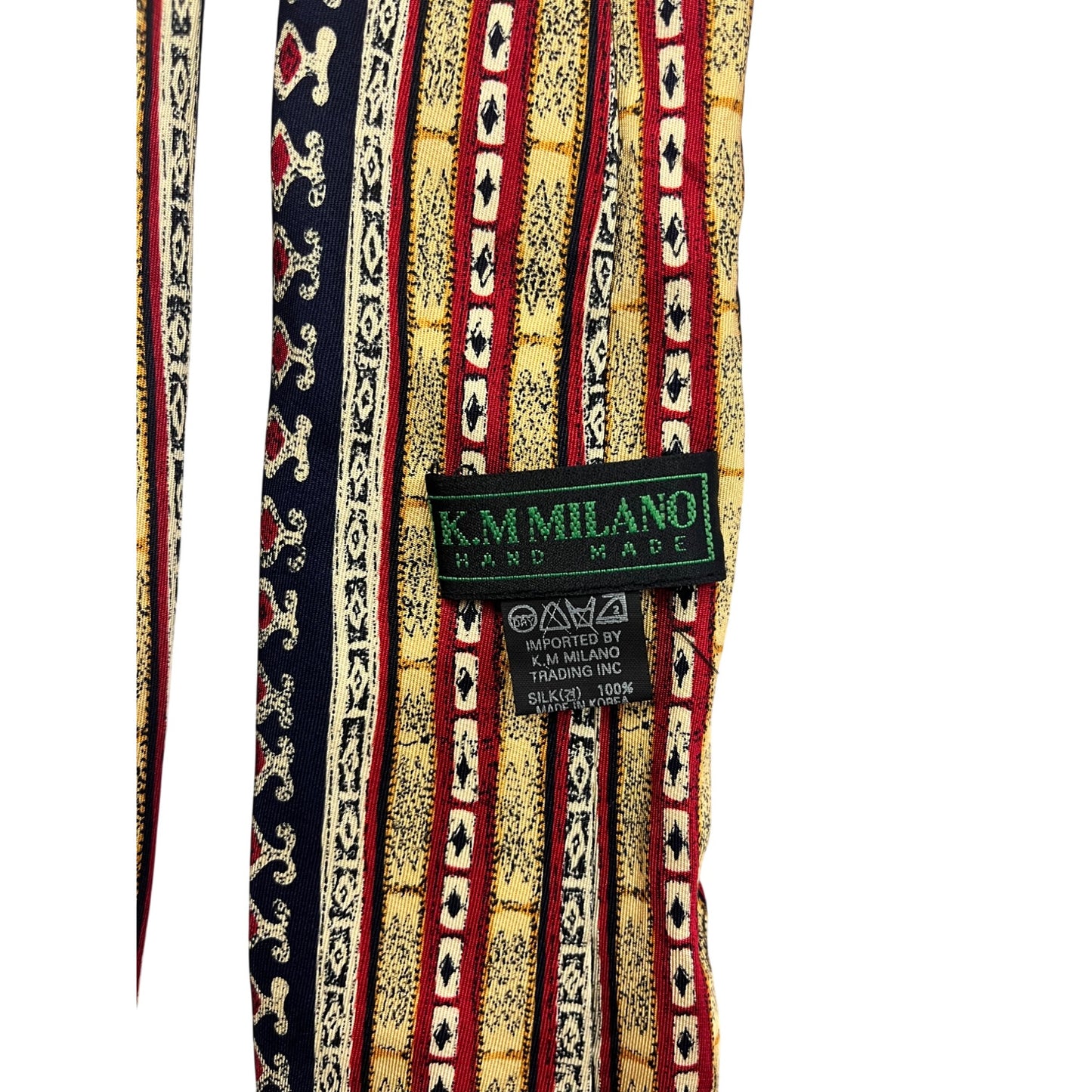 K.M Milano Handmade Silk Tie #8236