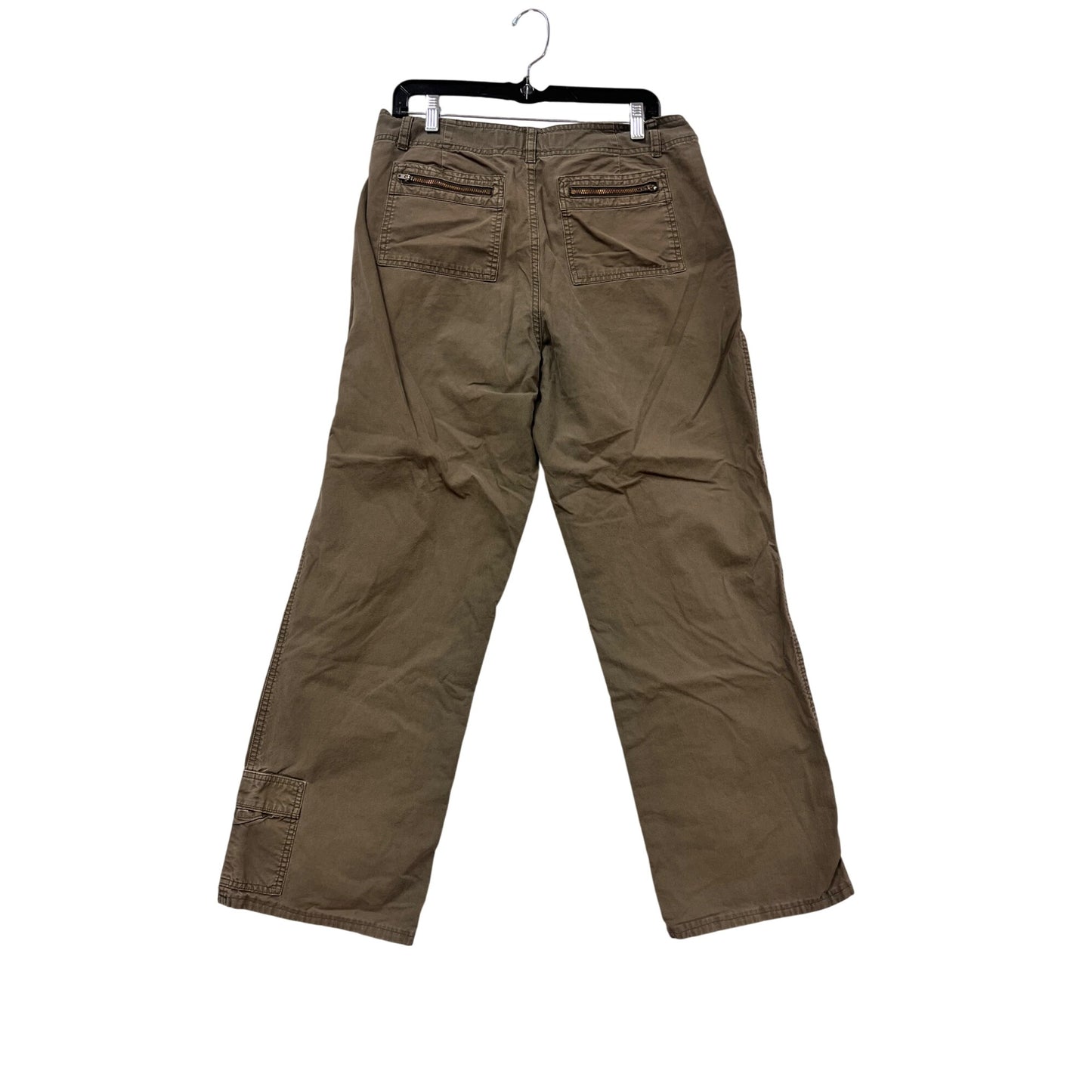 Cabelas Casuals Womens Olive Cargo Pants Size 14 #255A