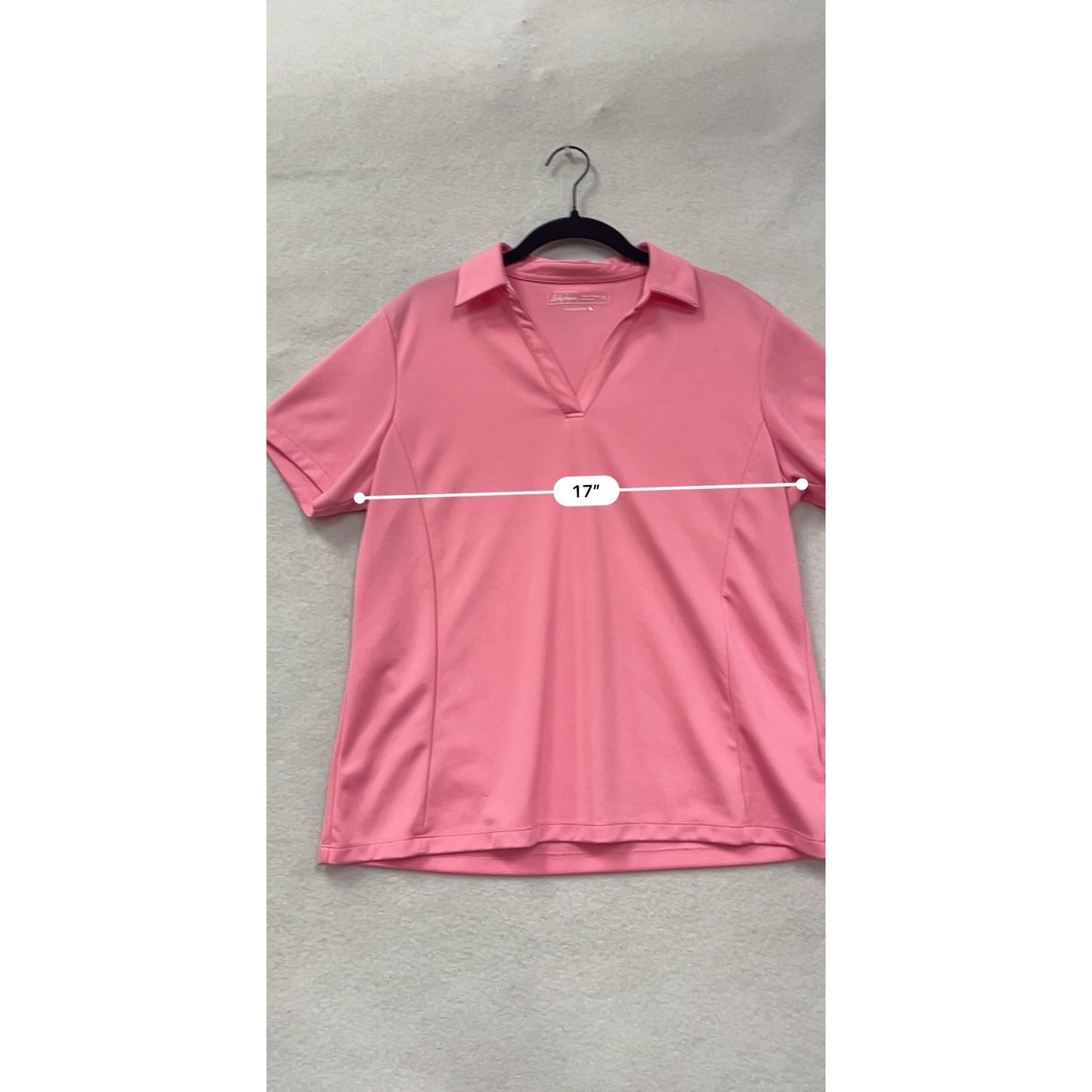 Lady Hagen XL Pink Short Sleeve Polo Shirt #8638