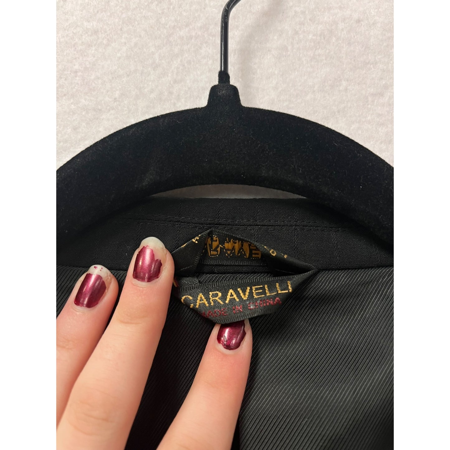 Caravelli Mens Black Suit Jacket size 50R #6248