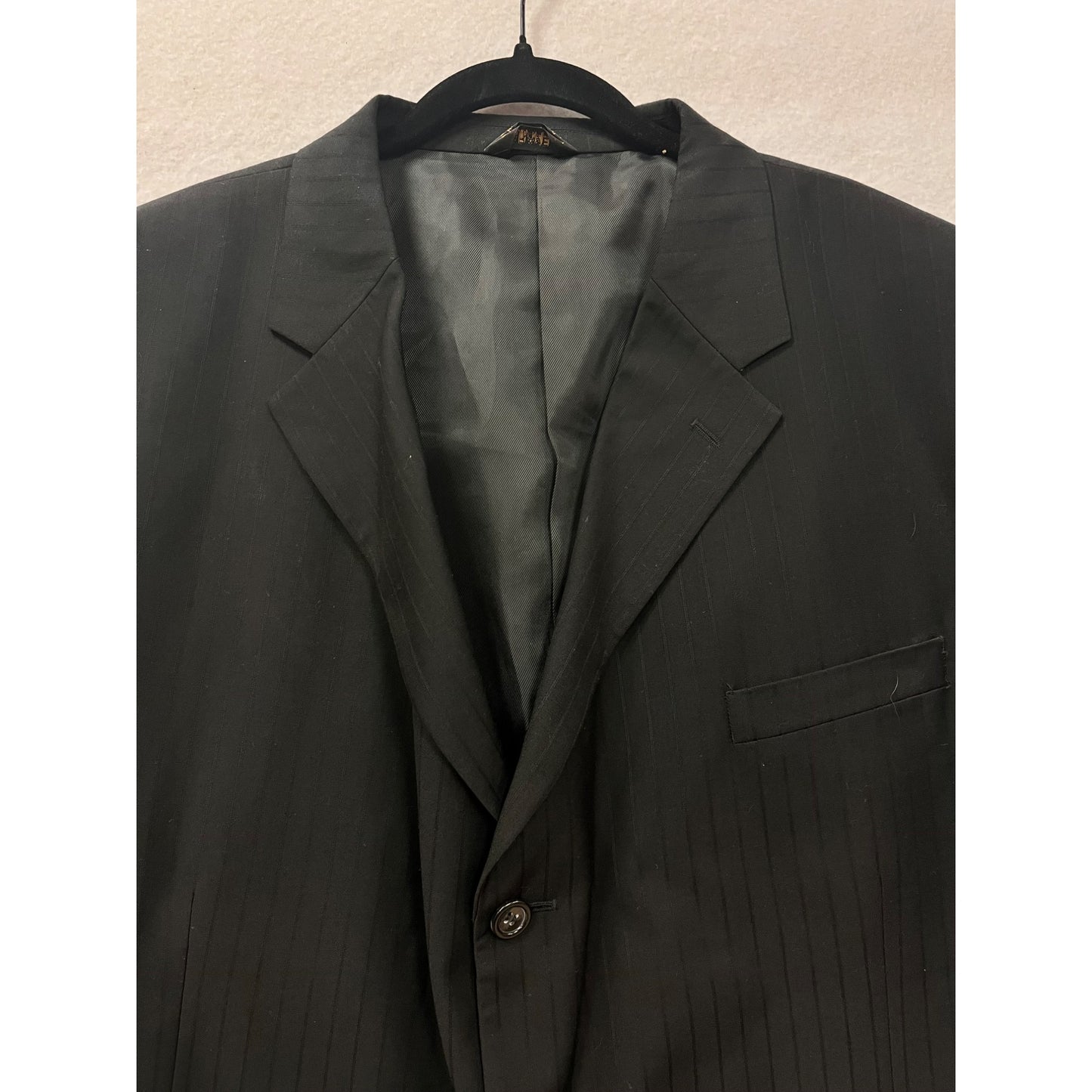 Caravelli Mens Black Suit Jacket size 50R #6248