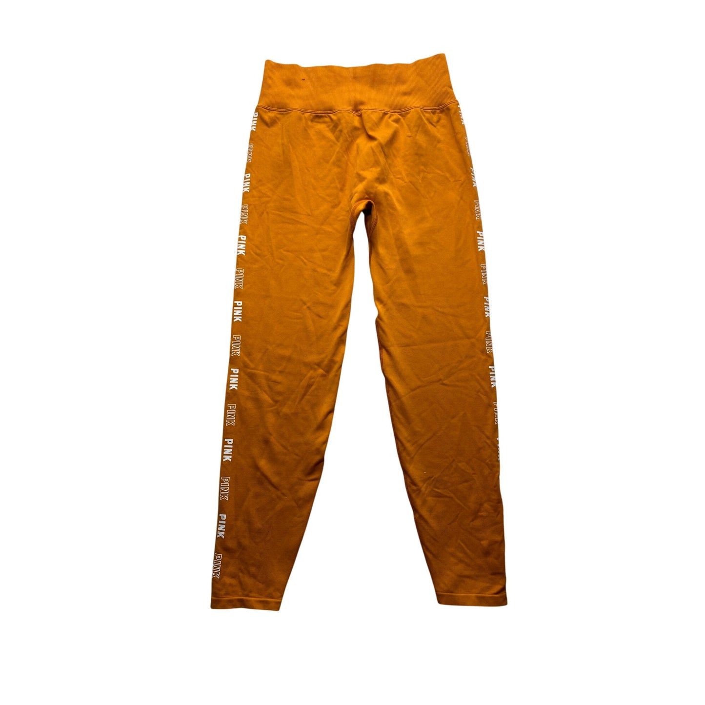 Pink Active Womens Medium Orange Leggings #7002